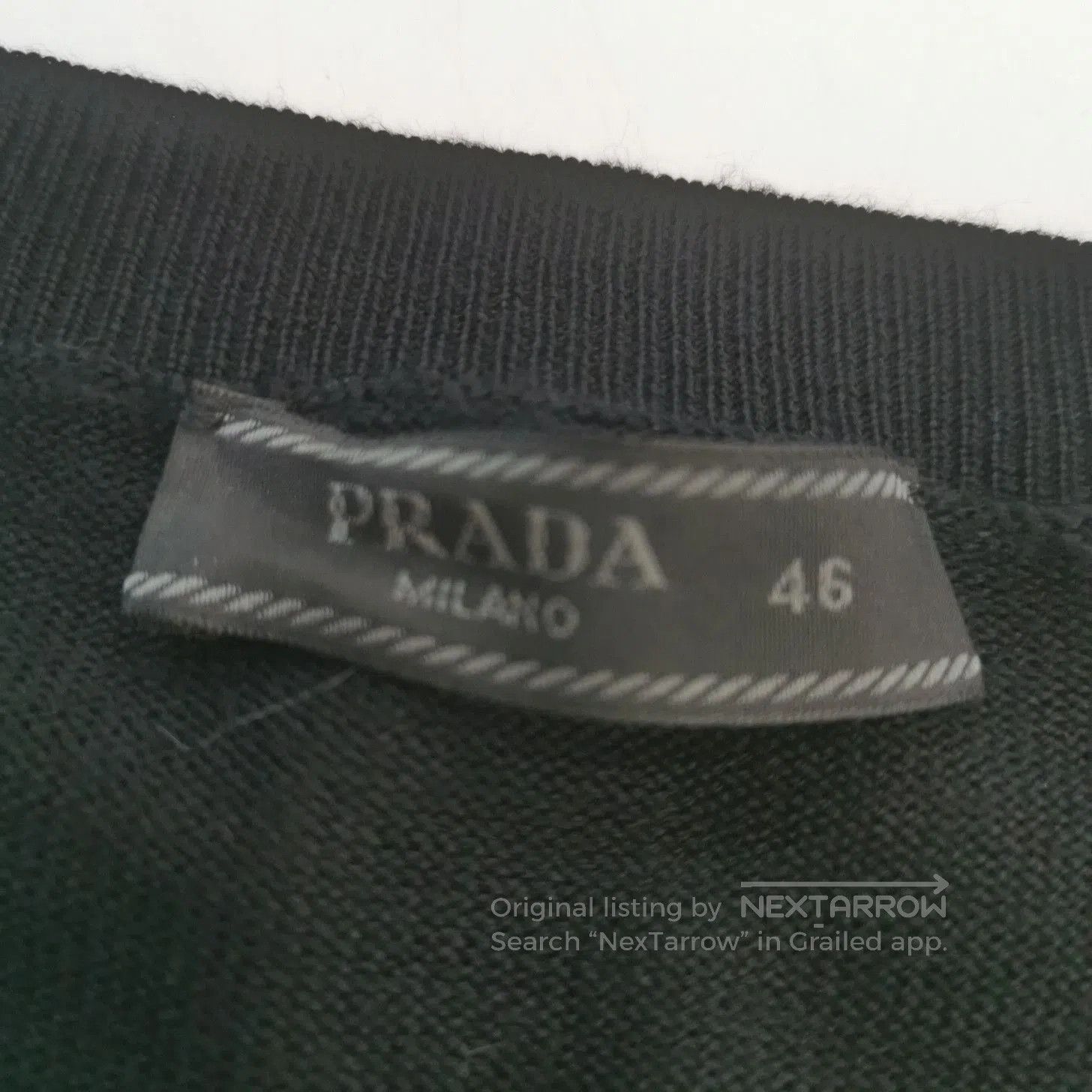 Prada Prada Wool V-Neck Long-Sleeve Cardigan S. Size US S / EU 44-46 / 1 - 3 Thumbnail