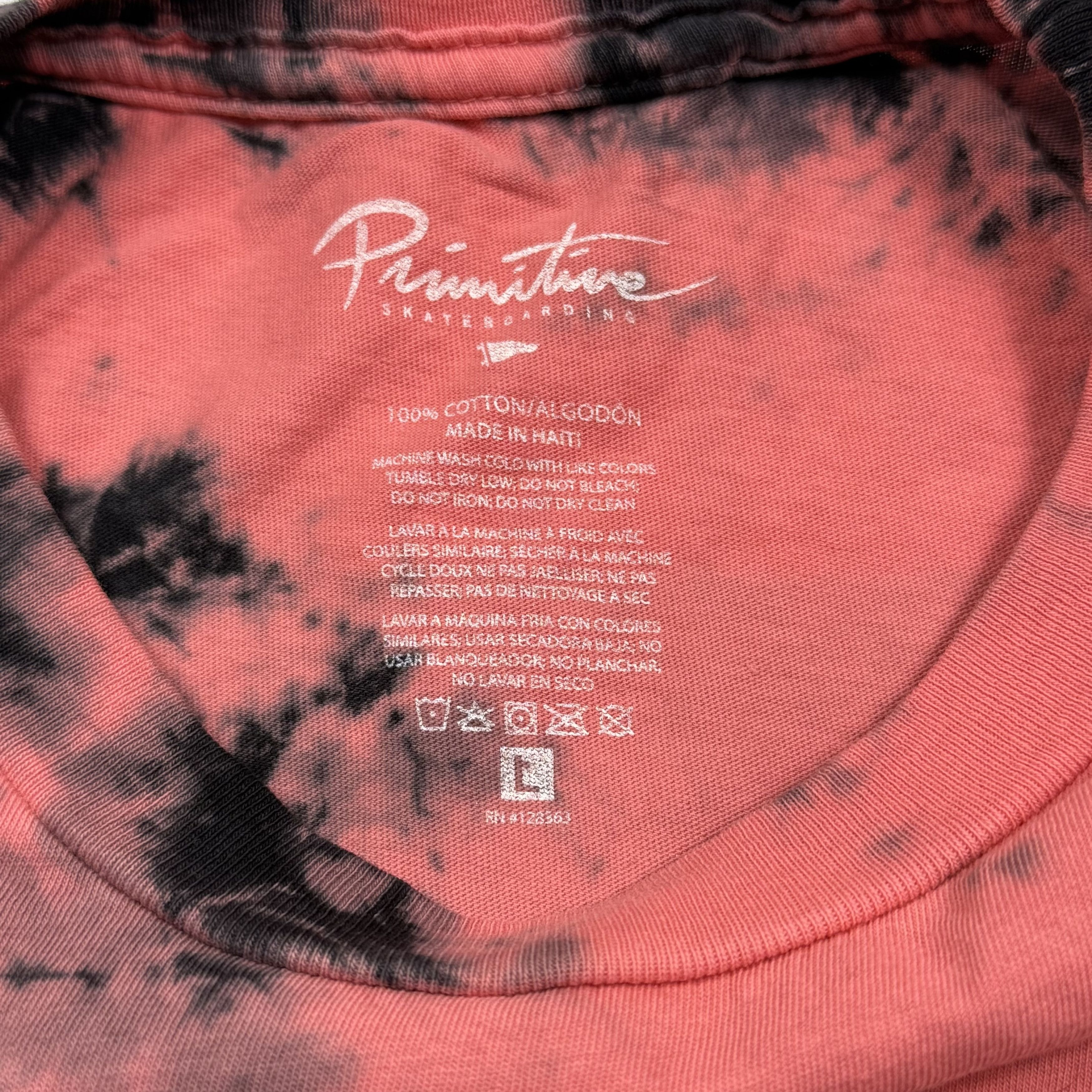 Primitive Primitive Skateboarding Mens Tie Dye Rose P Logo T-Shirt L Size US L / EU 52-54 / 3 - 2 Thumbnail
