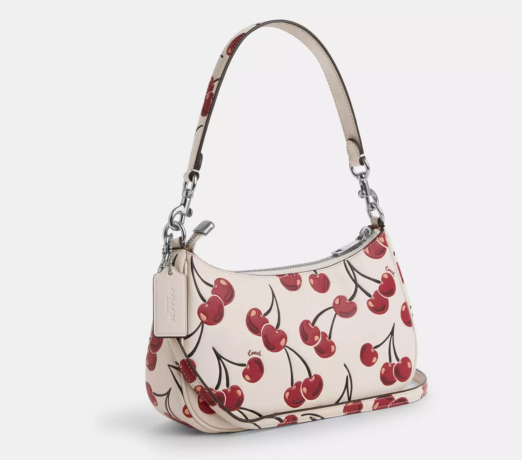 Coach Teri Shoulder Bag With Cherry Print CZ774 Size ONE SIZE - 11 Thumbnail
