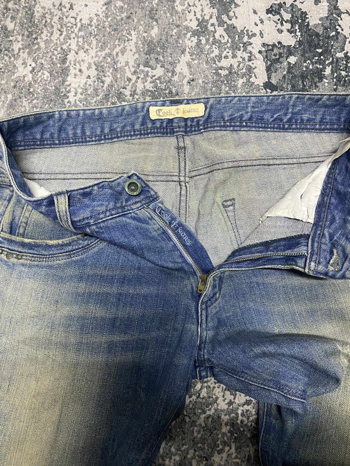 Japanese Brand Japanese Brand Cook Jeans Distressed Denim Jeans Size US 34 / EU 50 - 10 Thumbnail