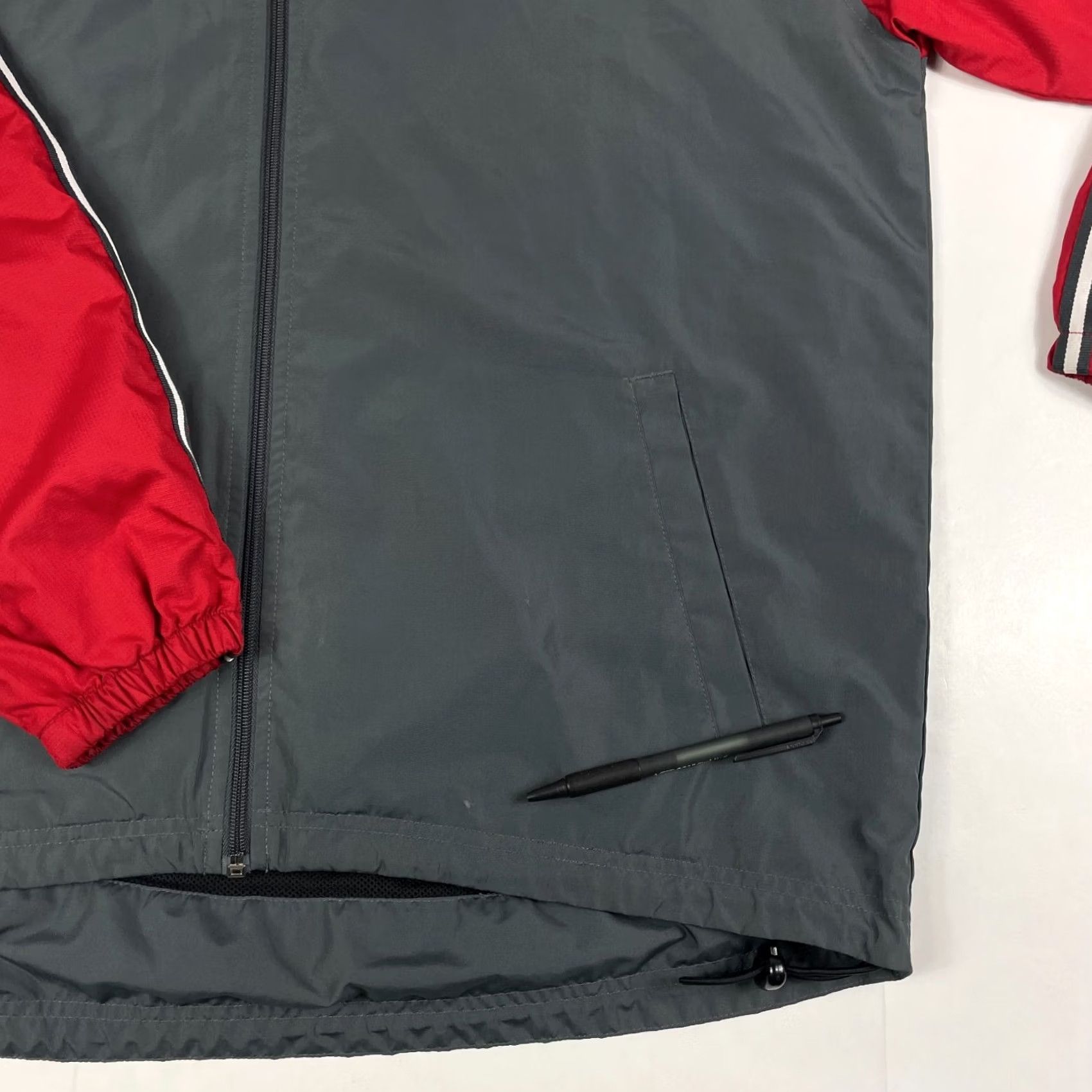 Russell Athletic Russell Athletic Jacket - Mens Medium Gray Full Zip Windbreaker Water Resistant Size US M / EU 48-50 / 2 - 5 Thumbnail