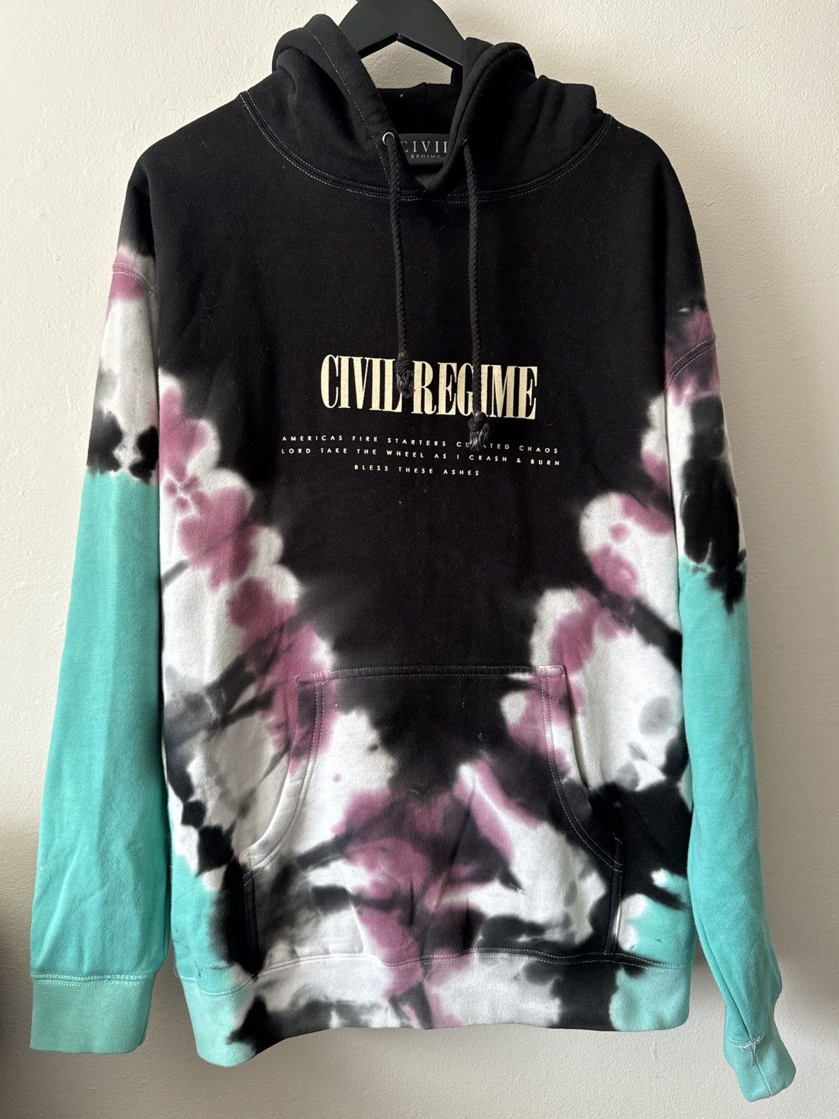 Civil Regime Civil Regime The Rebel Youth Tie Dyed Hoodie Oversized Fit Size US L / EU 52-54 / 3 - 1 Thumbnail