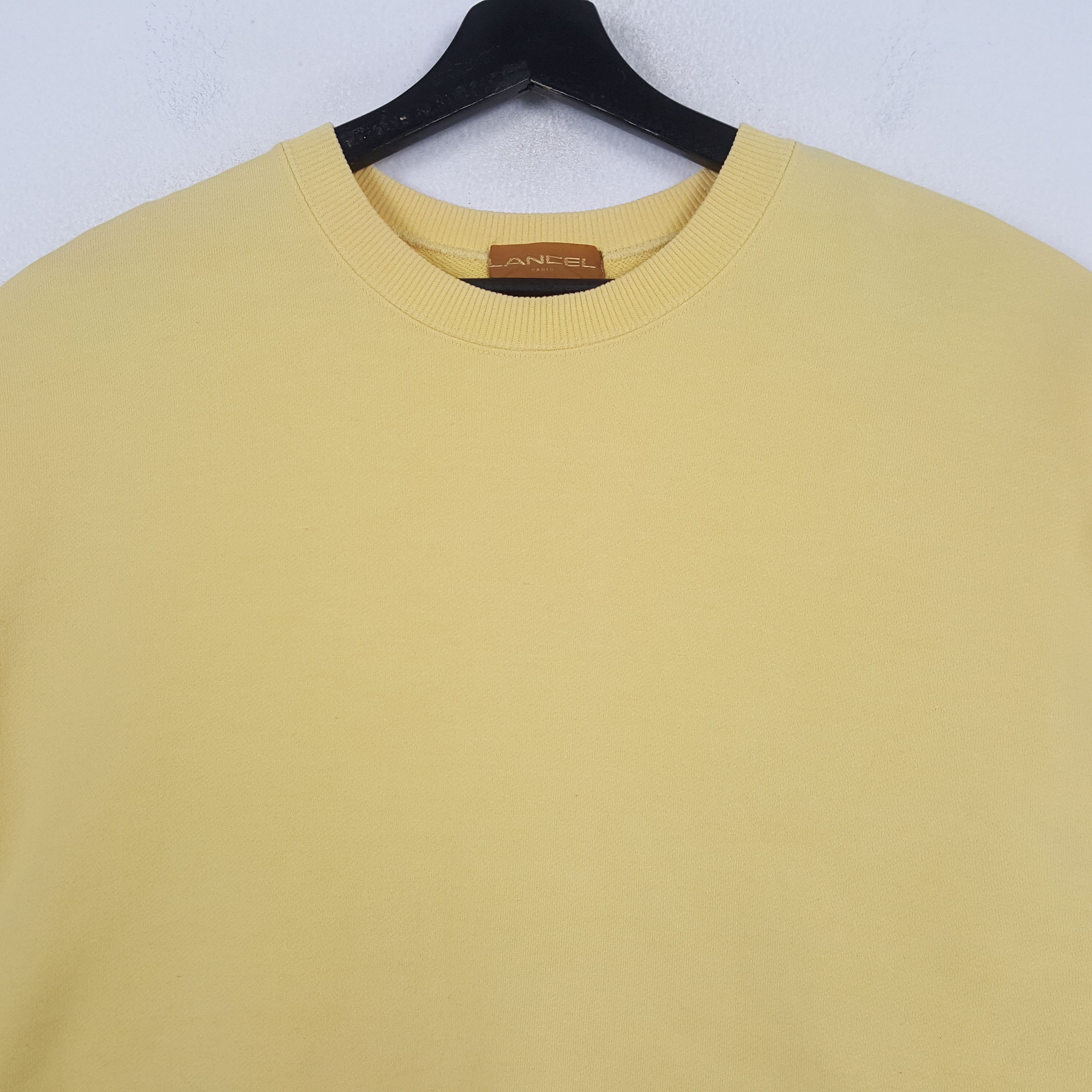 LANCEL PARIS Spellout Design Sweatshirt C293N2 Menswear