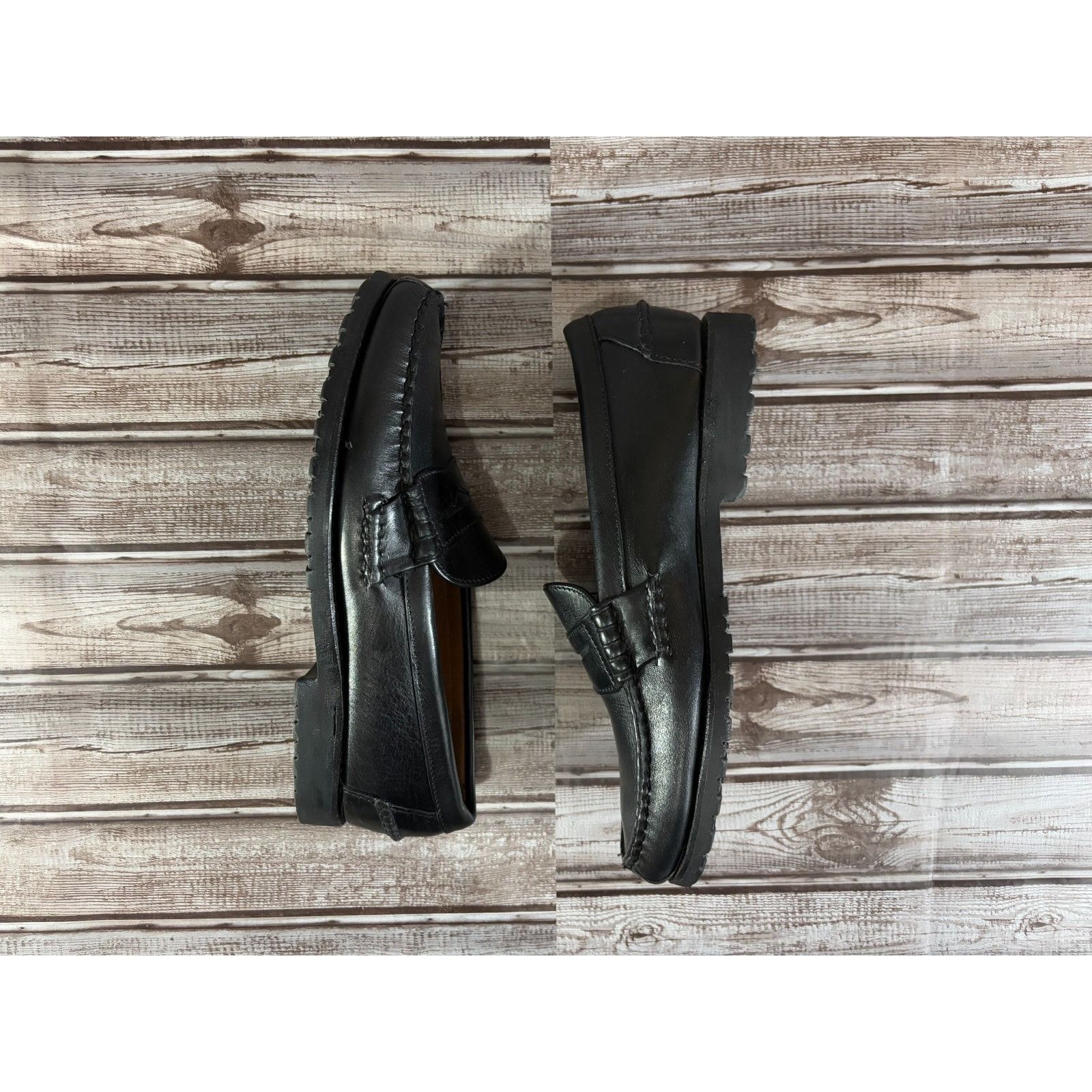Allen Edmonds Allen Edmonds Rockland Leather Penny Loafers Lug Sole size 8 Size US 8 / EU 41 - 5 Thumbnail