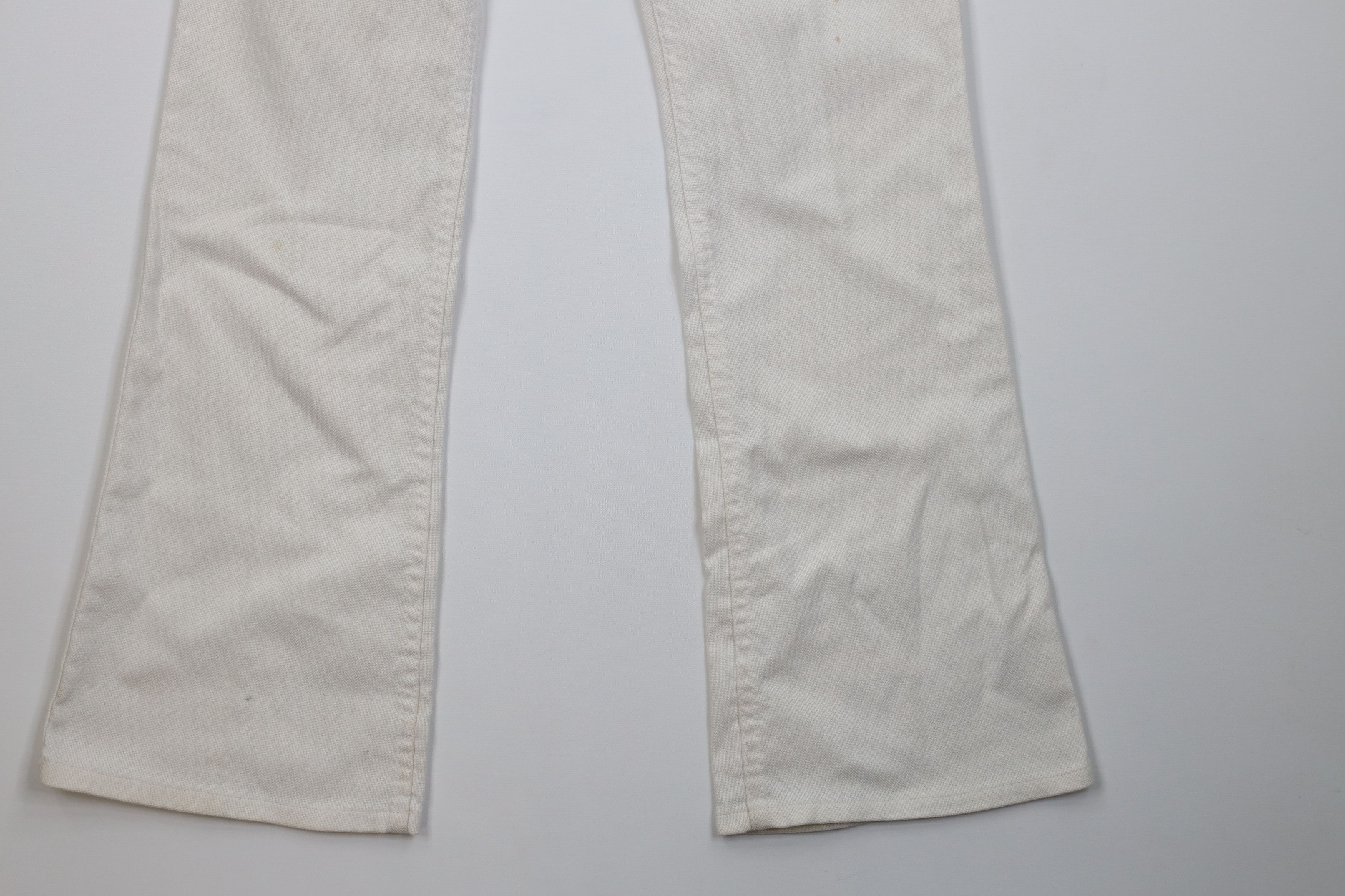 Levi's Vintage 50s 60s Levis Big E Wide Leg Chino Pants White USA Size US 30 / EU 46 - 4 Thumbnail
