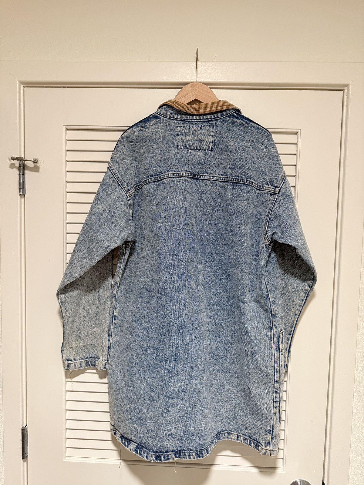 Lee Vintage Lee Corduroy Collar Denim Jacket Size S / US 4 / IT 40 - 2 Thumbnail