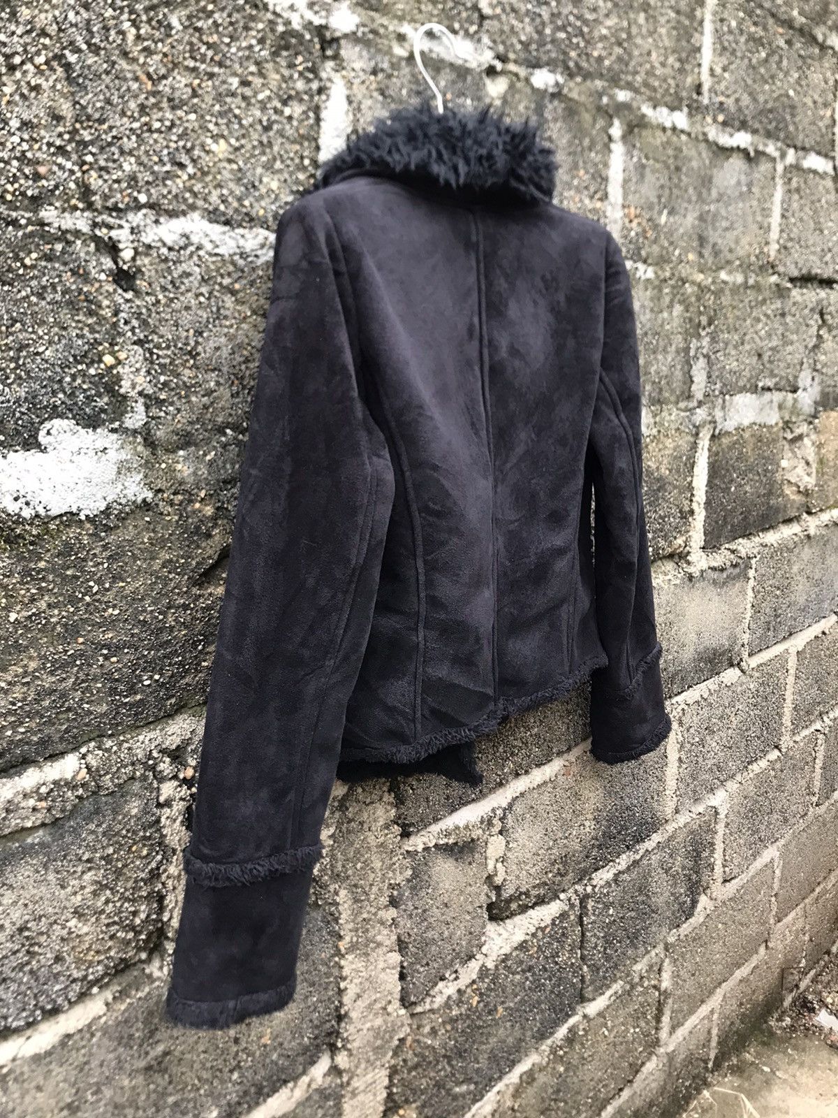 Japanese Brand 🔥Ehyphenworld Gallery Double Collar Fur Crop Jacket Size M / US 6-8 / IT 42-44 - 14 Thumbnail