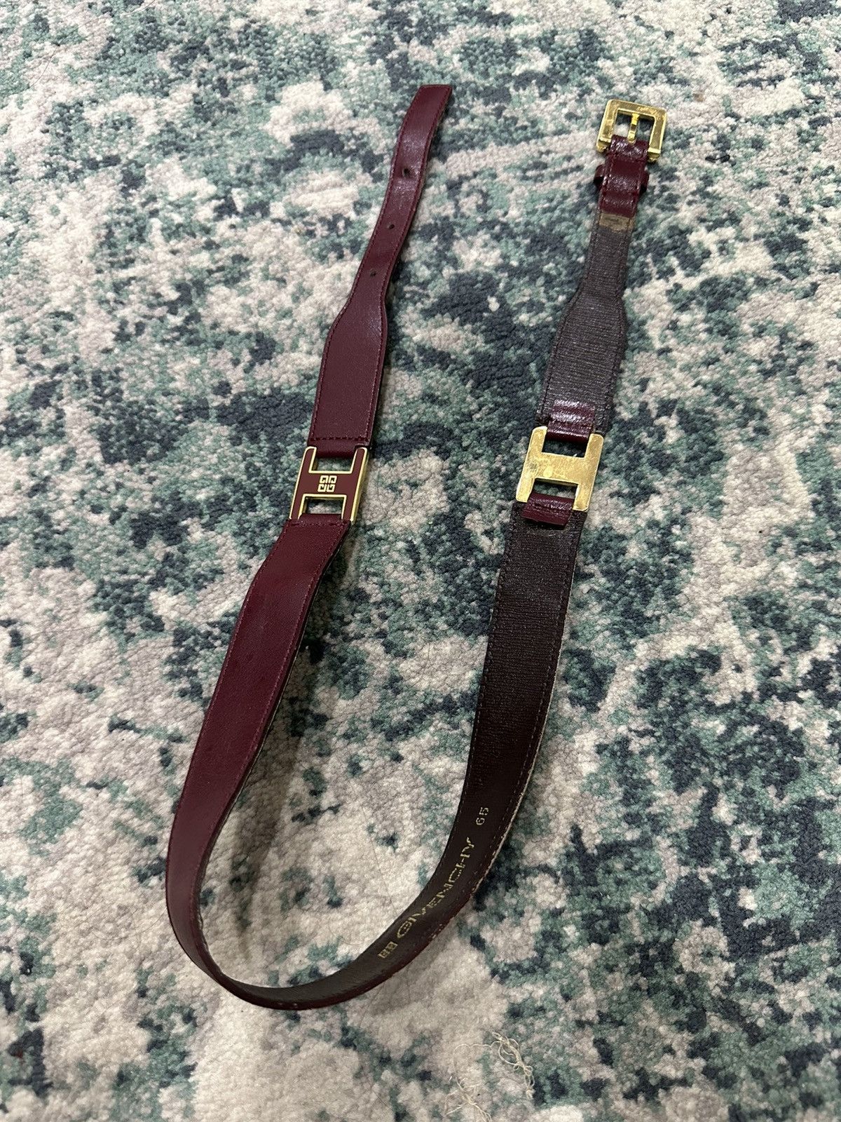 Givenchy Vintage 1980 Givenchy Leather Ladies Belt Size ONE SIZE - 4 Thumbnail