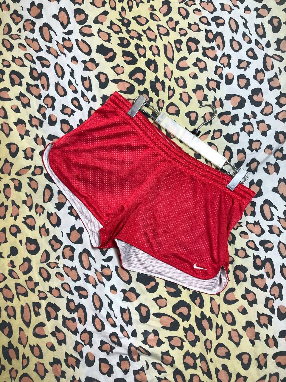 Nike × Vintage Vintage Nike Swoosh Big Logo 80S Nylon Shorts Y2K Drill Size US 32 / EU 48 - 1 Thumbnail