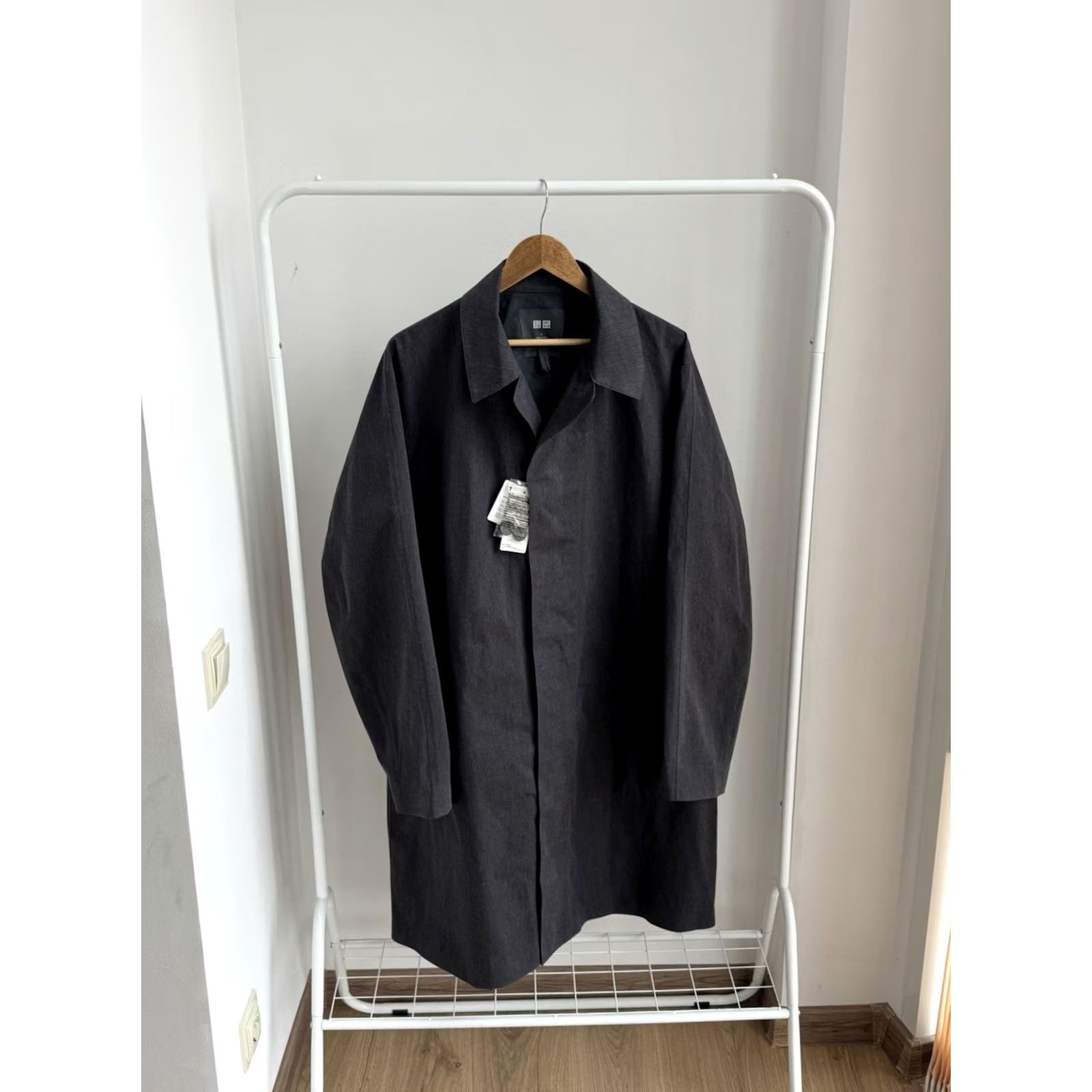 Uniqlo VINTAGE Uniqlo Blocktech Rain Coat Trench Gray Jacket Mens Size L New Tags Size US L / EU 52-54 / 3 - 4 Thumbnail