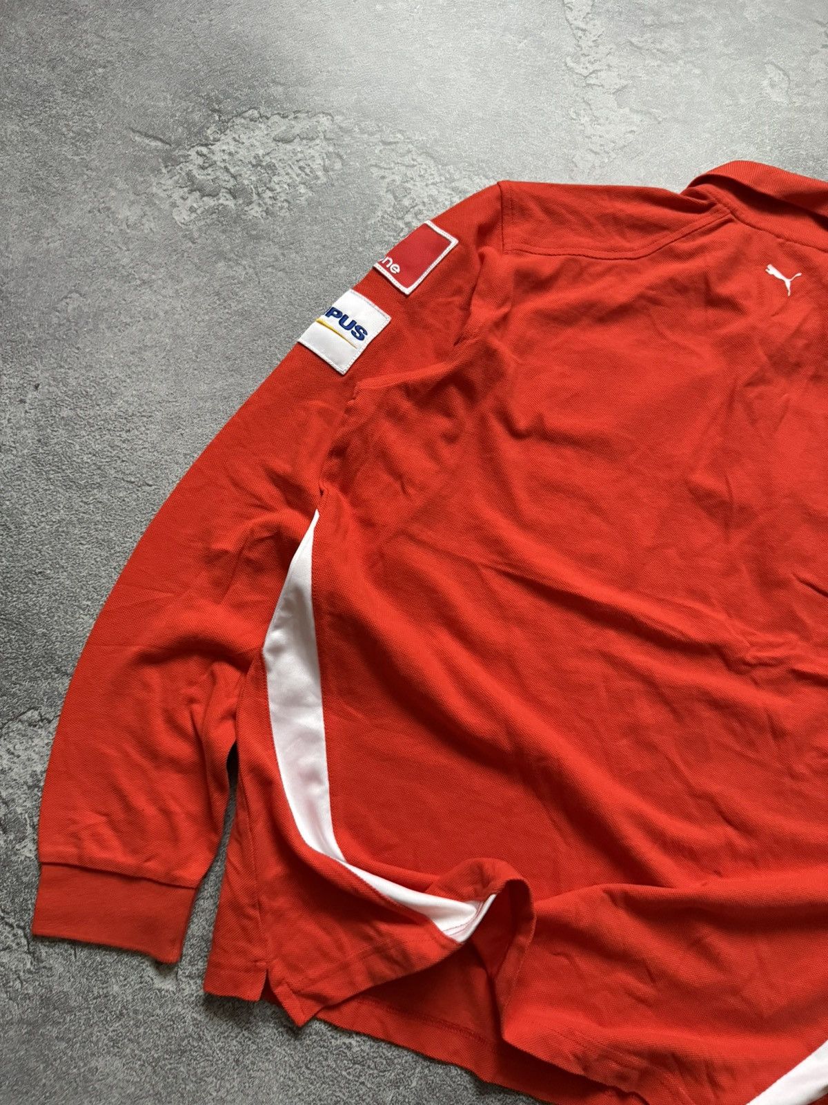 Ferrari × Puma Puma L Ferrari red racing long sleeve polo tee jersey Size US L / EU 52-54 / 3 - 14 Thumbnail