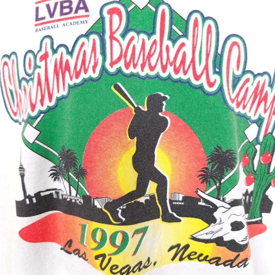 Vintage Vintage Las Vegas Baseball Academy Mens Size Medium White Size US M / EU 48-50 / 2 - 2 Thumbnail