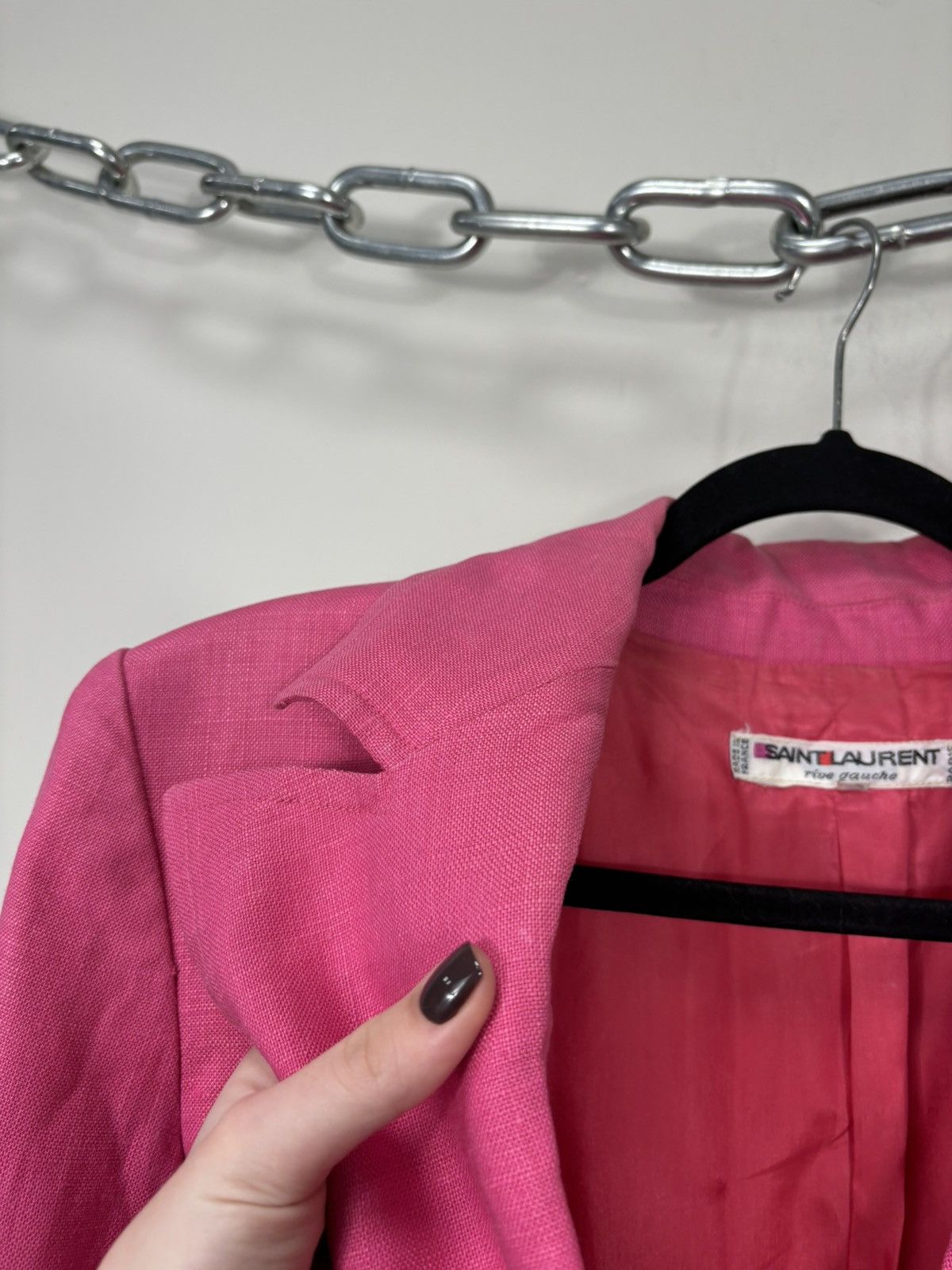 Saint Laurent Paris Vintage Saint Laurent Paris Rive Gauche Rare Blazer Jacket Size S / US 4 / IT 40 - 16 Thumbnail