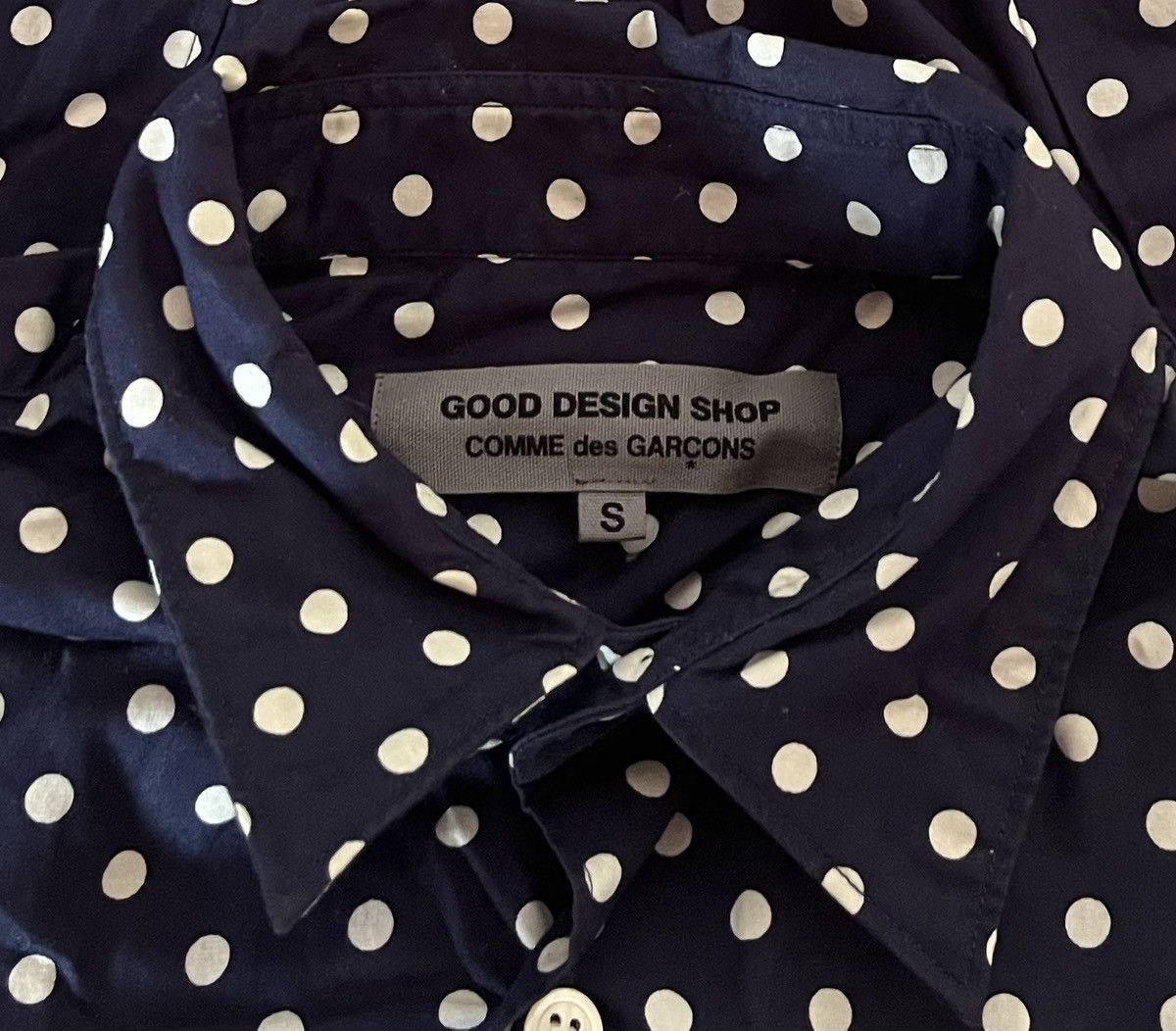 Comme des Garcons *FINAL DROP* Good design shop cdg polkadot button up shirt Size US S / EU 44-46 / 1 - 6 Thumbnail