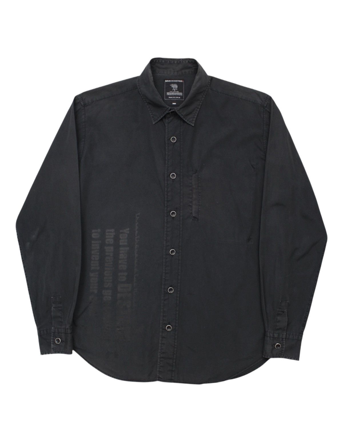 Neighborhood SS2004 NEIGHBORHOOD “SKULL CROSSBONES” BLACK BUTTON-UP SHIRT Size US S / EU 44-46 / 1 - 1 Thumbnail