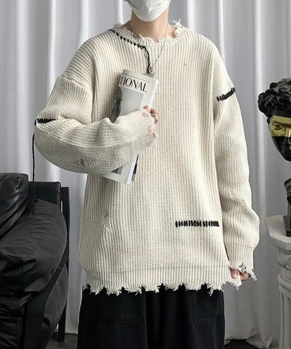 Other Distressed Avant Garde Oversized Knitwear Sweater 90s Size US M / EU 48-50 / 2 - 8 Thumbnail