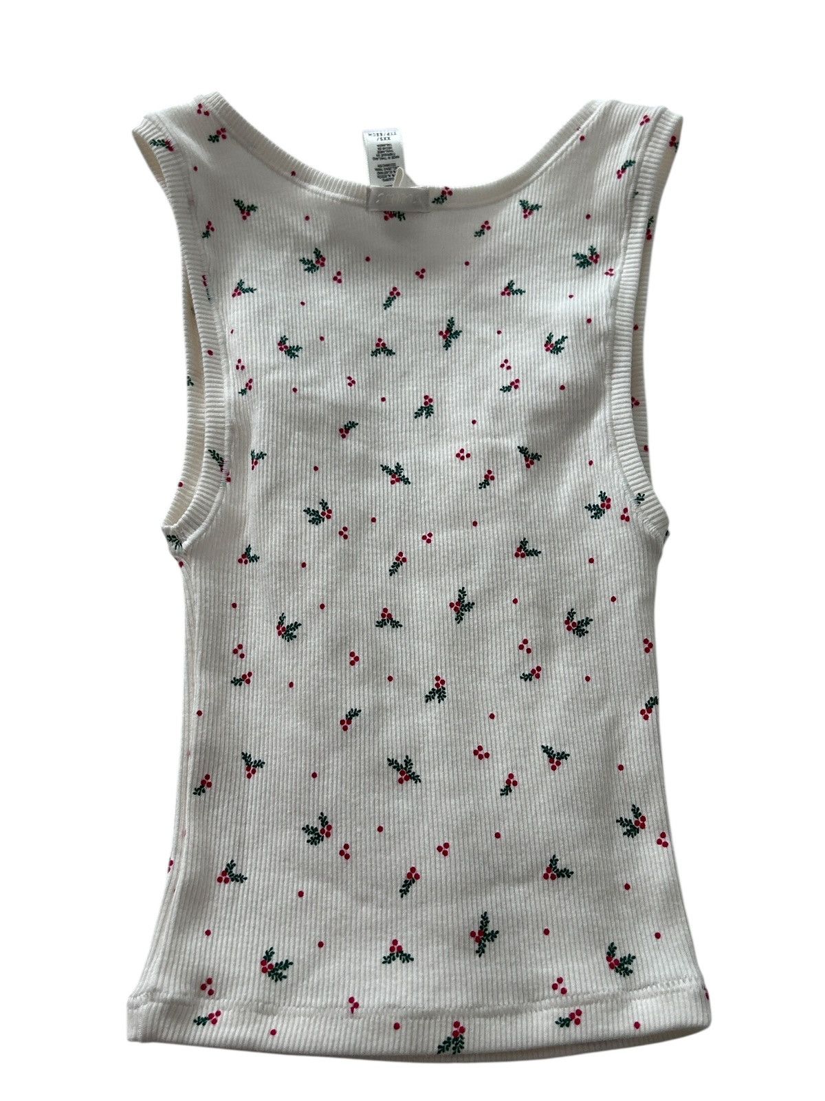 SKIMS Skims Cotton Rib Tank Mistletoe Holly Size XXS NWOT Size XXS / US 00 / IT 34 - 3 Thumbnail
