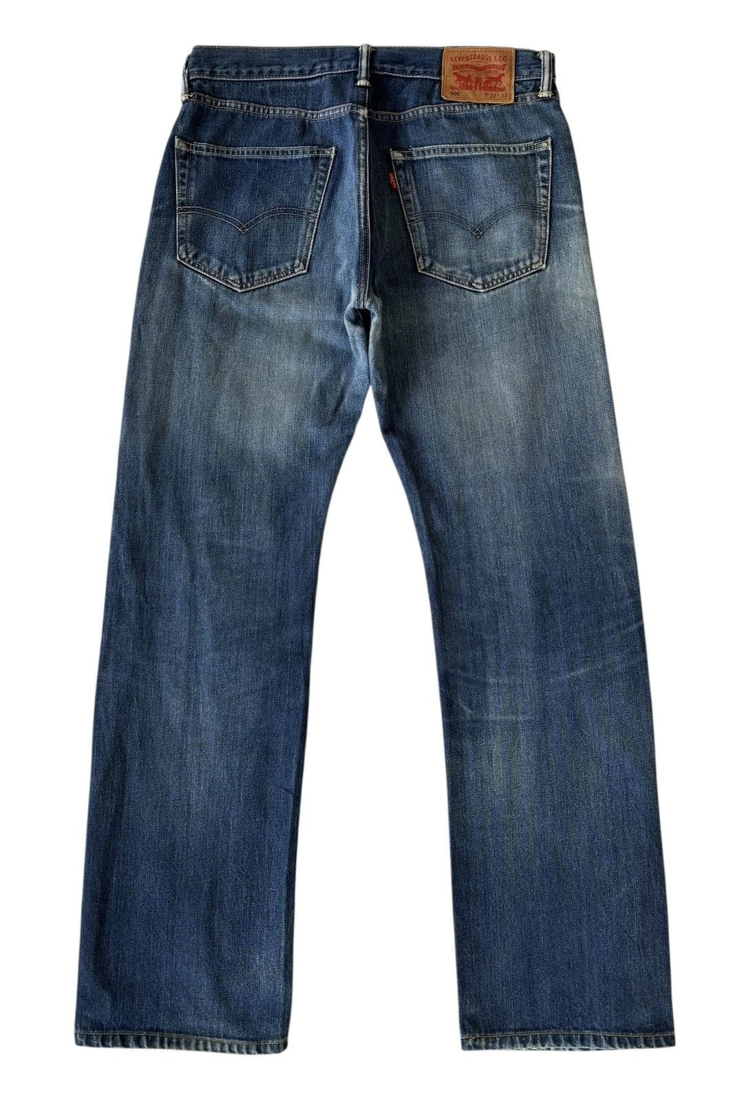 If Six Was Nine Vintage Levis 505 Distressed Denim Jeans Size US 32 / EU 48 - 8 Thumbnail