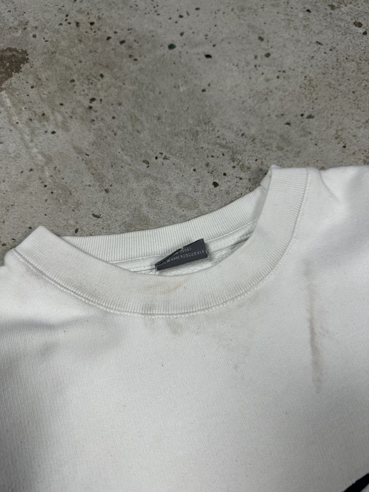 Nike × Vintage Vintage Y2K Nike White Center Big Swoosh Crewneck Size US S / EU 44-46 / 1 - 9 Thumbnail