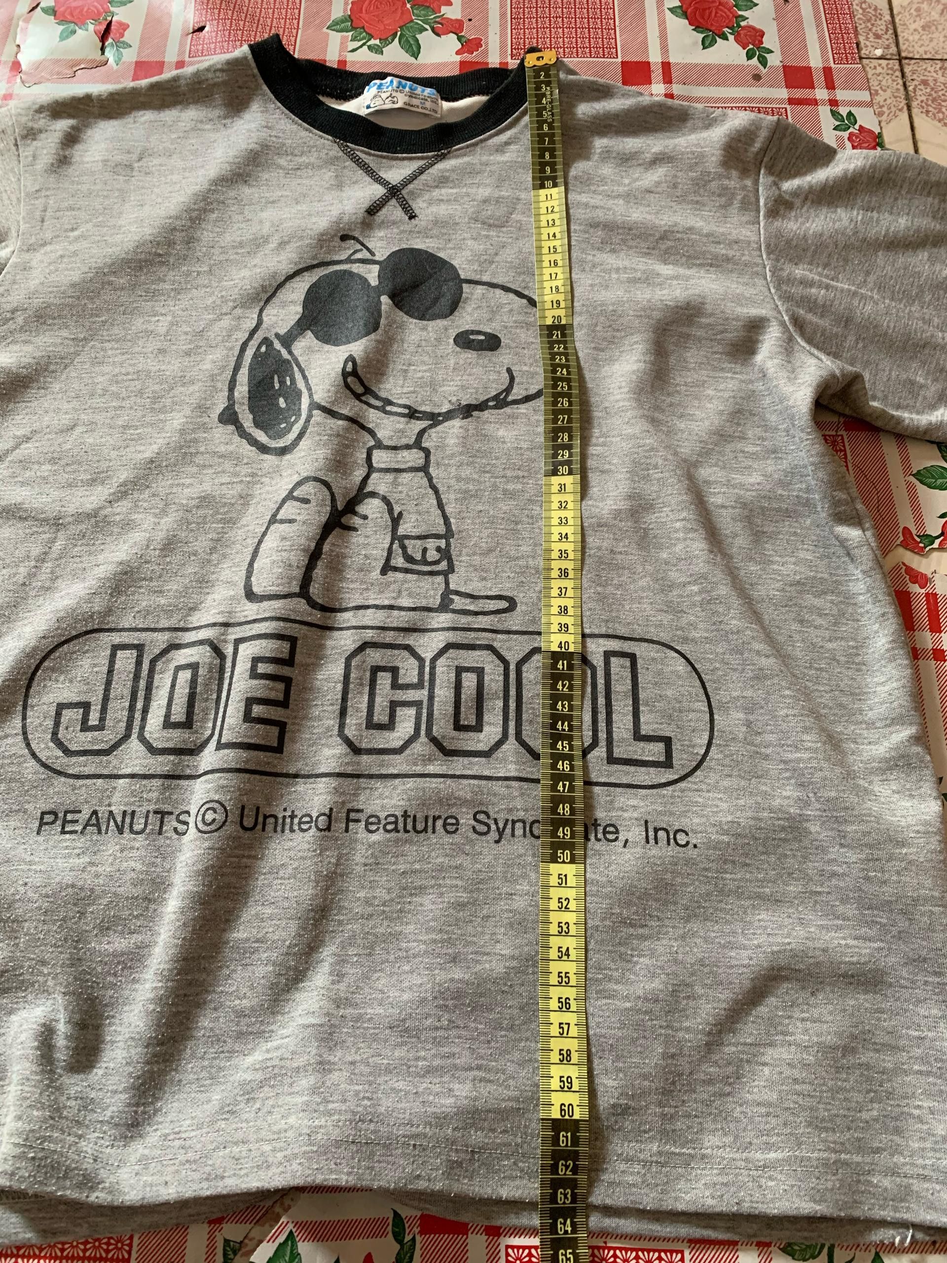 Vintage JOE COOL SNOOPY double LONG SLEEVE Size US L / EU 52-54 / 3 - 6 Thumbnail