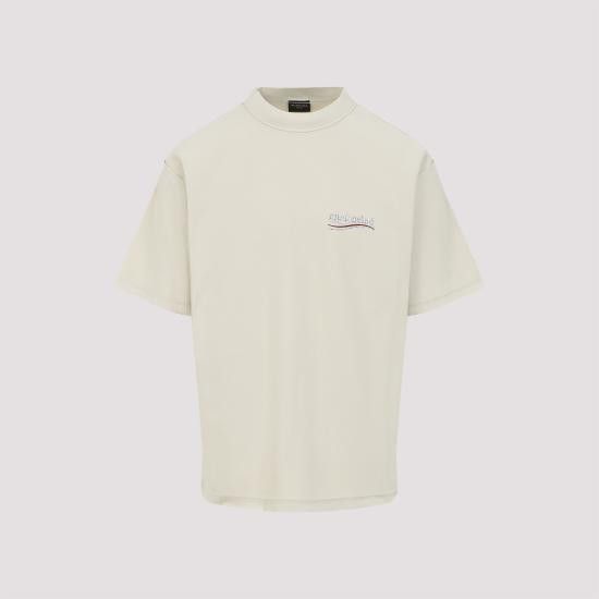 BALENCIAGA｜ (830247 TSVF3 8573) Balenciaga BALENCIAGA Men T-Shirts 830247 TSVF3 8573 BEIGE