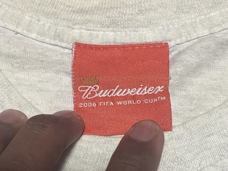 Budweiser VINTAGE BUDWEISER X FIFA WORLD CUP 2006 TEE SHIRT Size US M / EU 48-50 / 2 - 2 Thumbnail