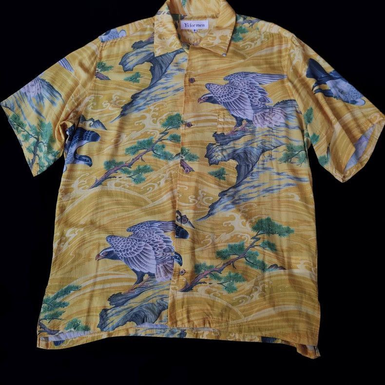 Yohji Yamamoto Yohji Yamamoto Short Sleeve Shirt For Men-2508 Size US L / EU 52-54 / 3 - 1 Thumbnail