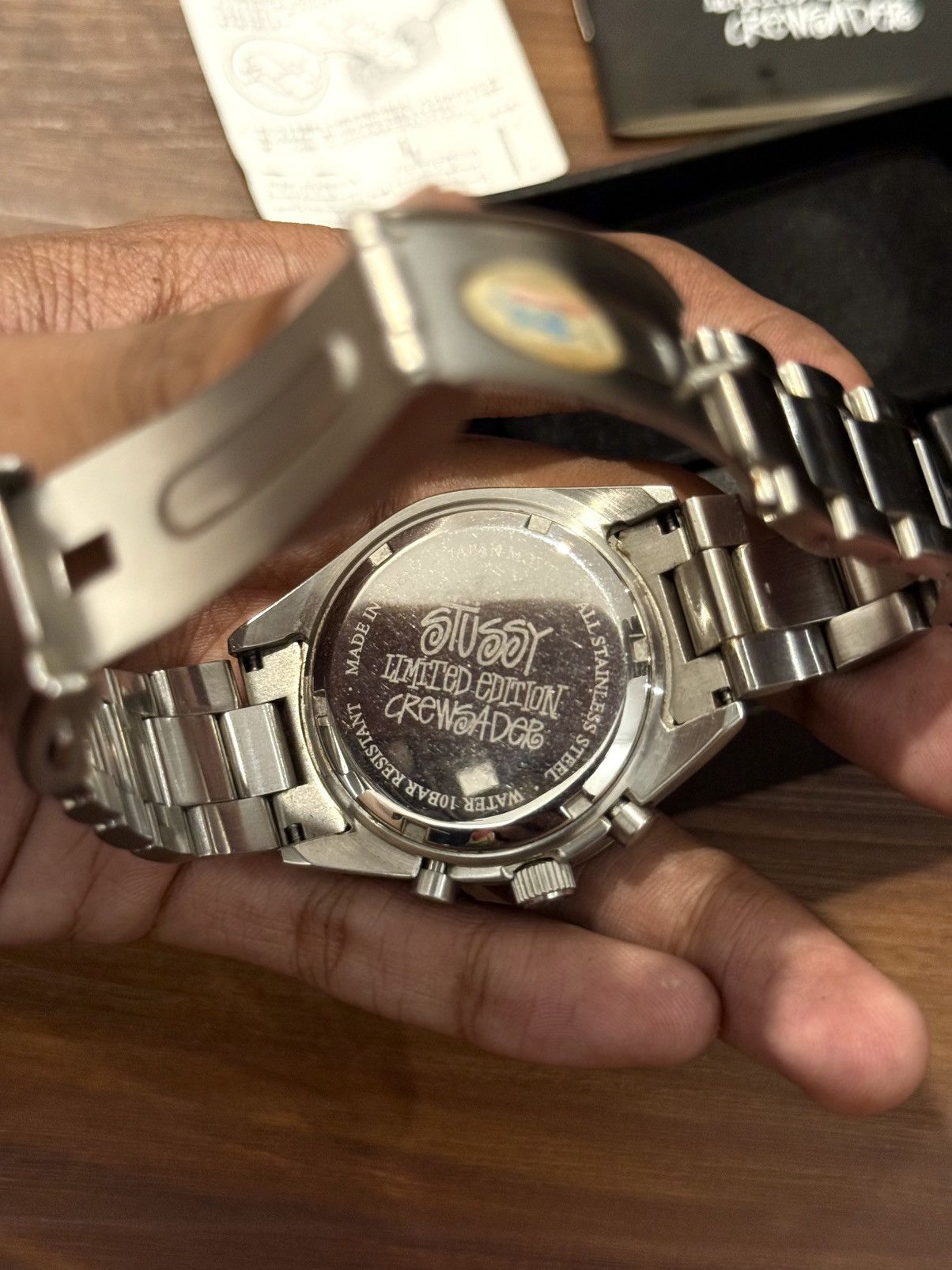 Stussy Stussy Crewsader Limited Edition Silver Watch 2009 (RARE) Size ONE SIZE - 5 Thumbnail