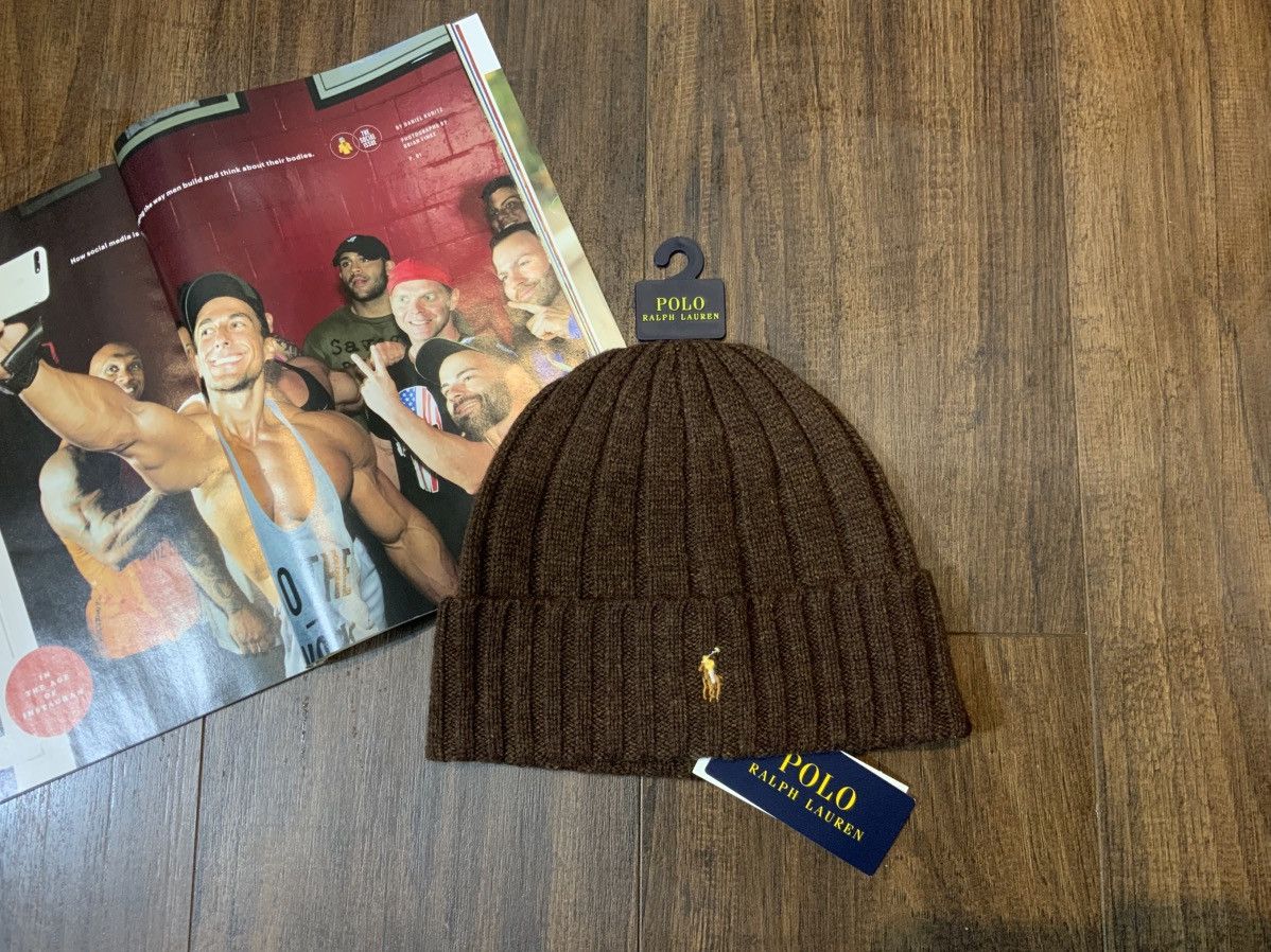 Polo Ralph Lauren Men’s Polo Ralph Lauren Winter Wool Beanie One Size Size ONE SIZE - 1 Thumbnail