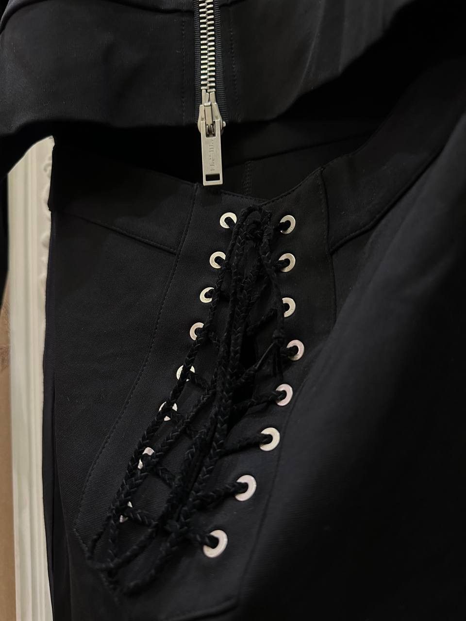 Ben Taverniti Unravel Project Ben Taverniti Unravel Project Jumpsuit Lace Up Black Size S Size 28" / US 6 / IT 42 - 2 Thumbnail