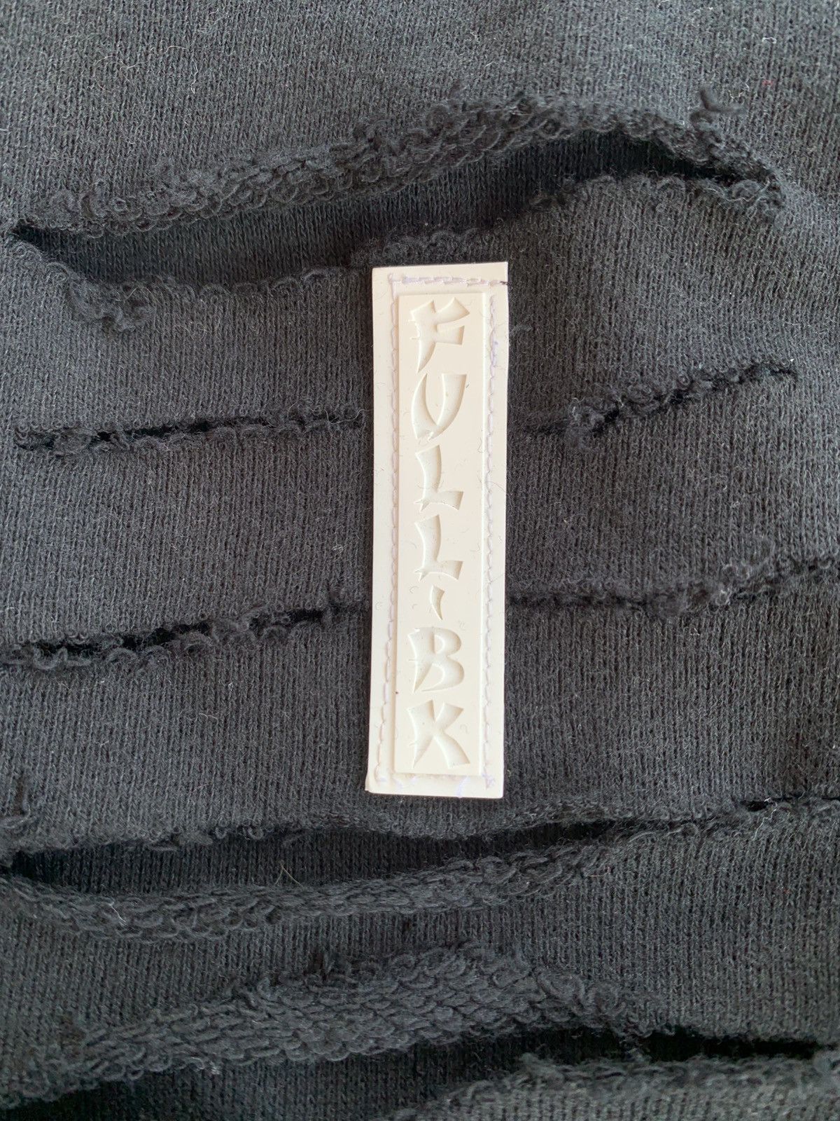 KMRii FULL BK Crazy Distressed Double Layer Japanese Style Hoodie Size US M / EU 48-50 / 2 - 10 Thumbnail
