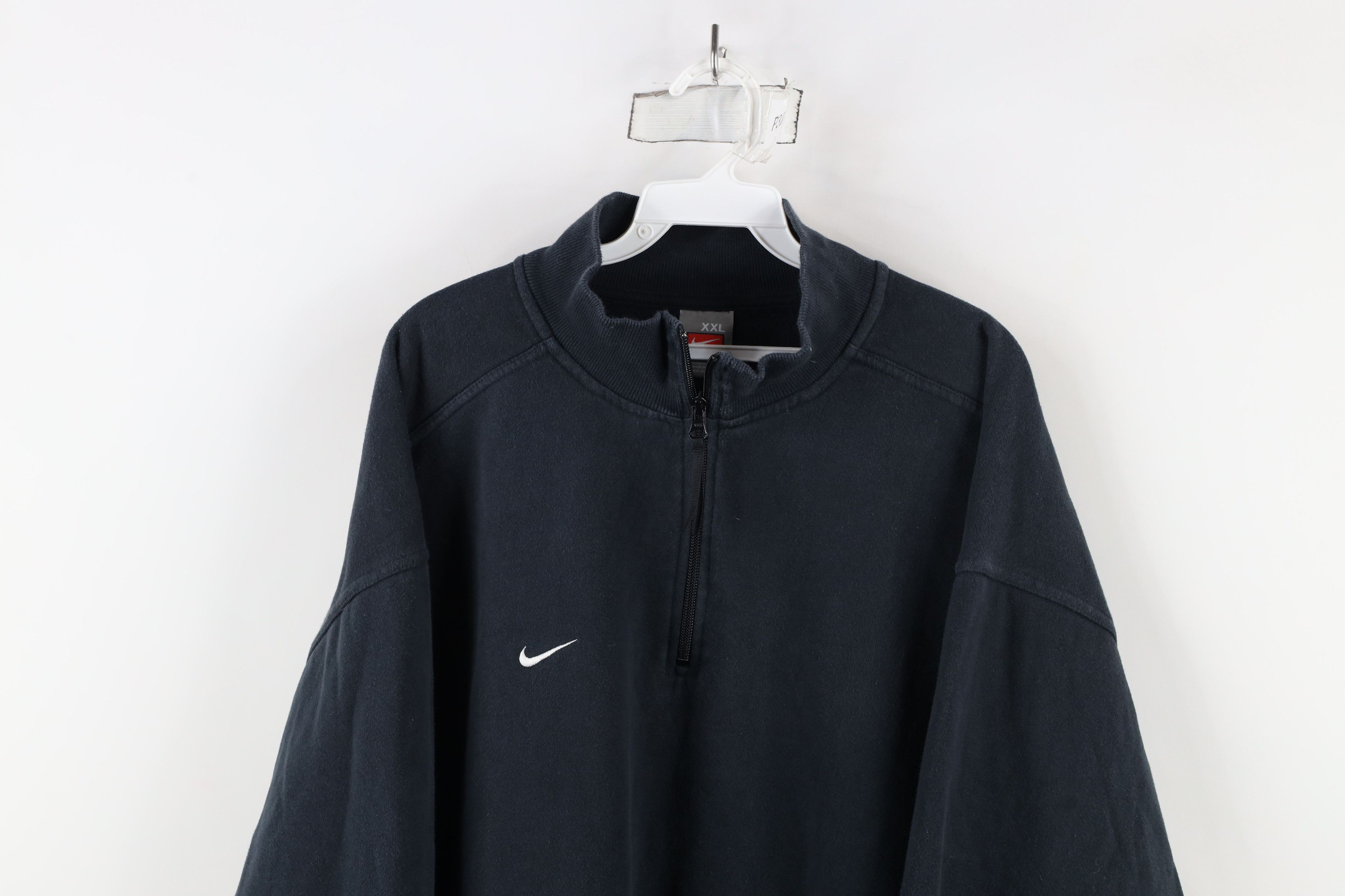 Nike Vintage Nike Scott Mini Swoosh Half Zip Pullover Sweatshirt Size US XXL / EU 58 / 5 - 2 Thumbnail