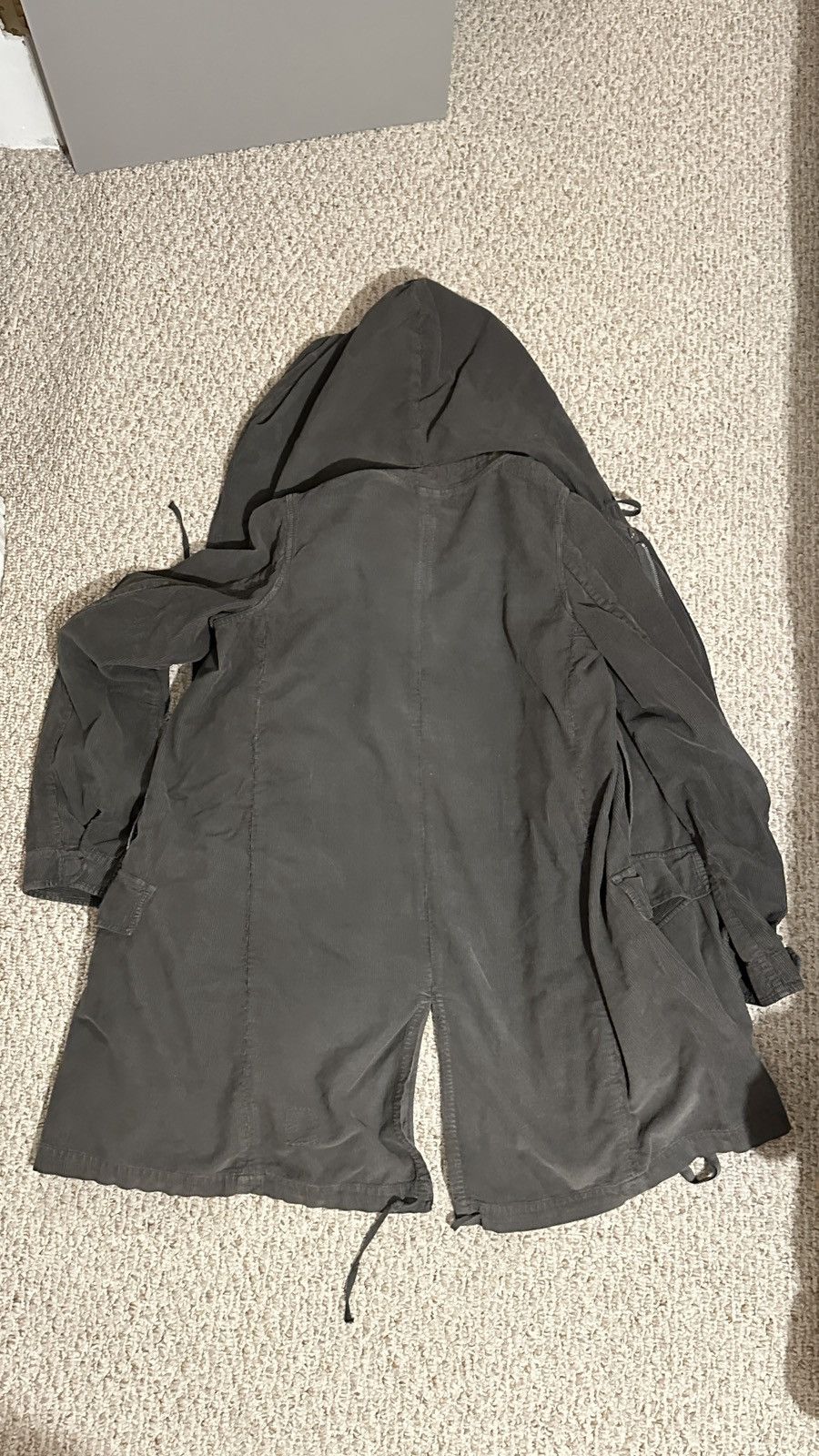 Rick Owens × Rick Owens Drkshdw OG Y2K / 00s Corduroy Fishtail Parka Size US M / EU 48-50 / 2 - 9 Thumbnail