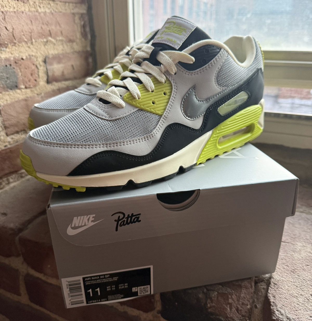 Nike × Patta Nike Air Max 90 x Patta “Cyber Waves” Size US 11 / EU 44 - 1 Thumbnail