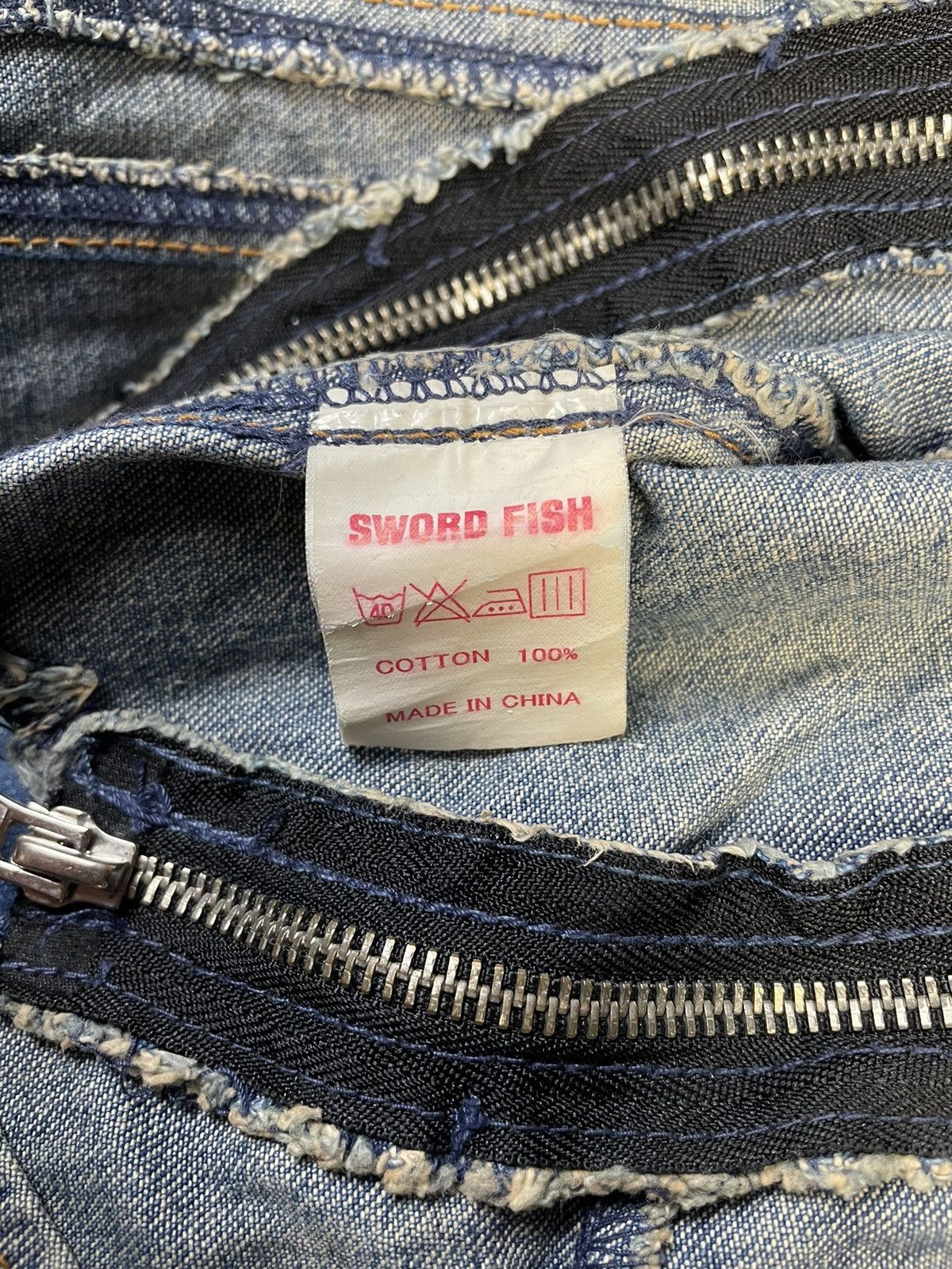Hysteric Glamour Y2k Swordfish Modular Dystopian Denim Jacket Size XS / US 0-2 / IT 36-38 - 14 Thumbnail