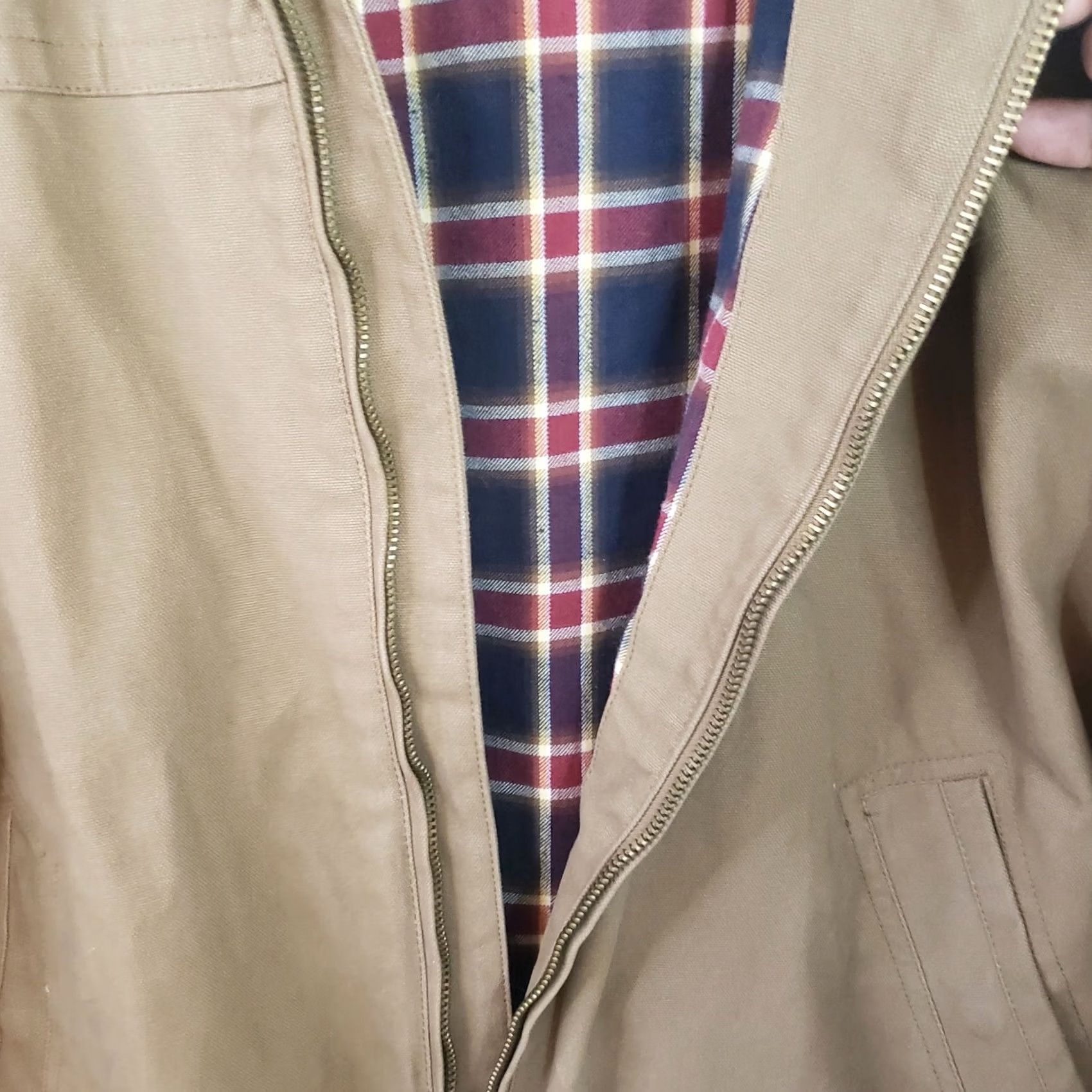 Vintage Burks Bay Jacket Mens 2XL XXL Cotton Flannel Lined Full Zip NRA National Rifle Size US XXL / EU 58 / 5 - 6 Thumbnail