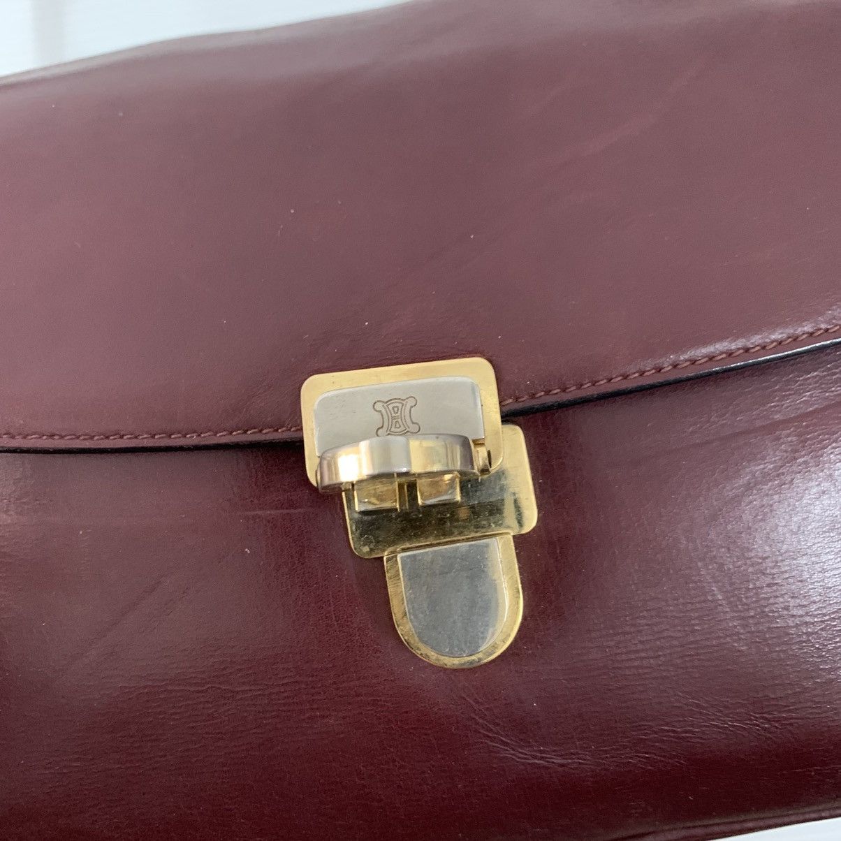 Celine Celine Box Vintage Leather Handbag Size ONE SIZE - 13 Thumbnail