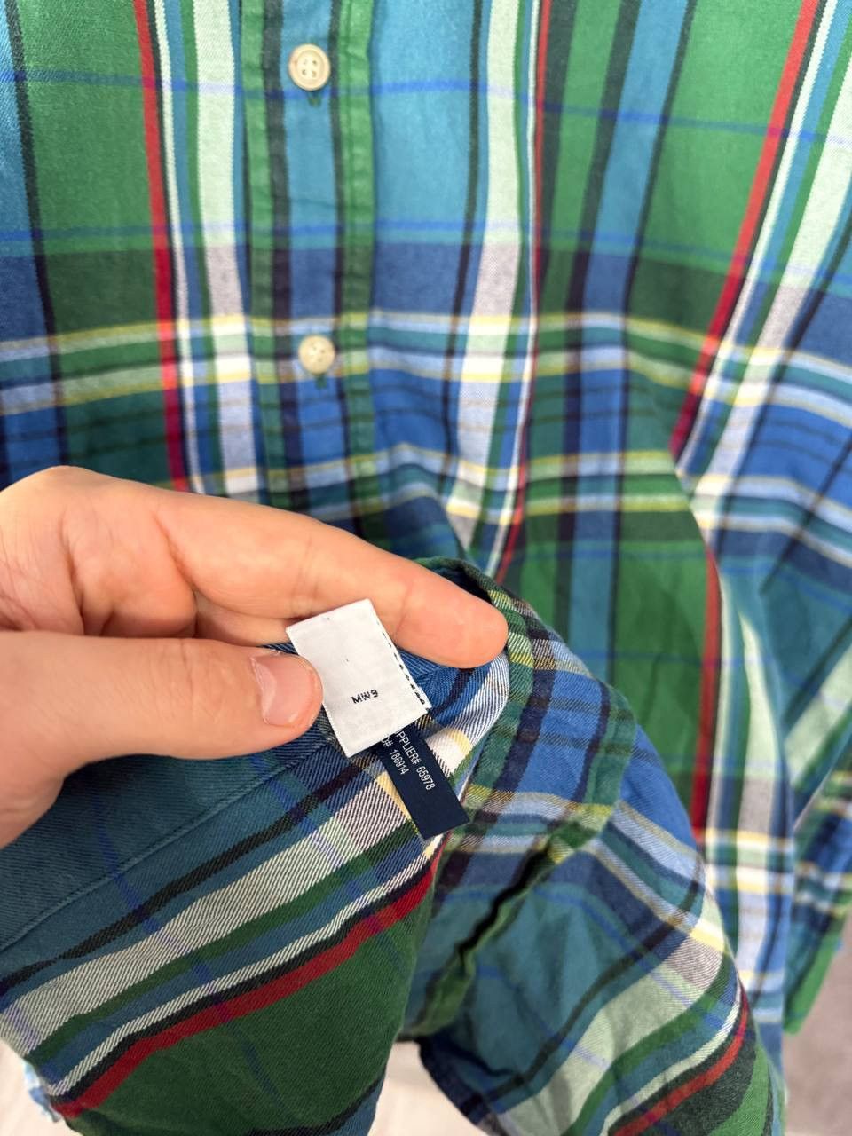 Polo Ralph Lauren Polo Ralph Lauren vintage designer logo flannel shirt Size US L / EU 52-54 / 3 - 5 Thumbnail