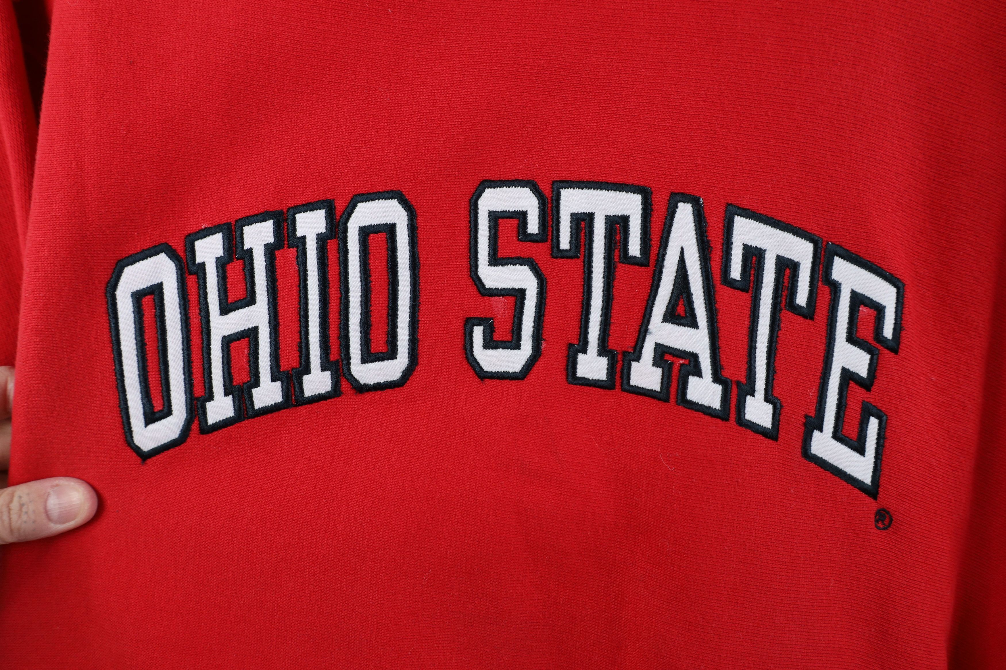 Vintage Vintage 90s Heavyweight Ohio State University Sweatshirt Size US XL / EU 56 / 4 - 4 Thumbnail
