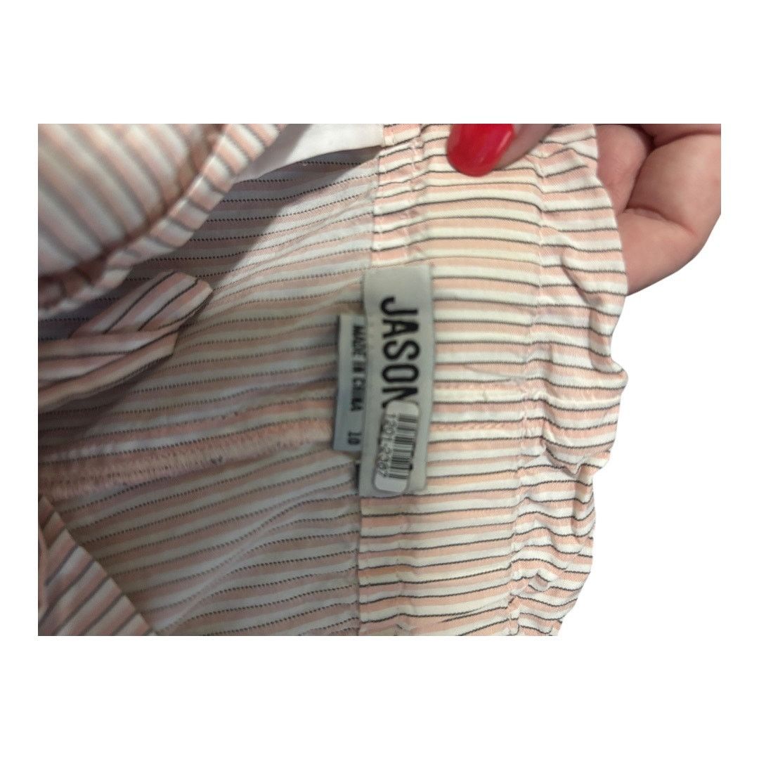 Jason Wu Jason Wu Pink Striped Shorts Size 10 Size 32" / US 10 / IT 46 - 4 Thumbnail