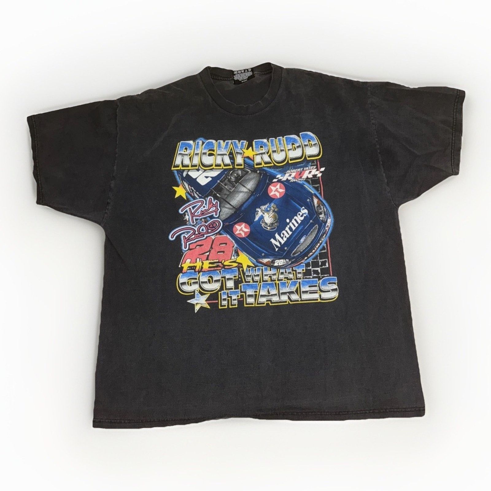 Chase Authentics × Vintage Chase Authentics Ricky Rudd NASCAR Racing T-Shirt Black XL Size US XL / EU 56 / 4 - 1 Thumbnail