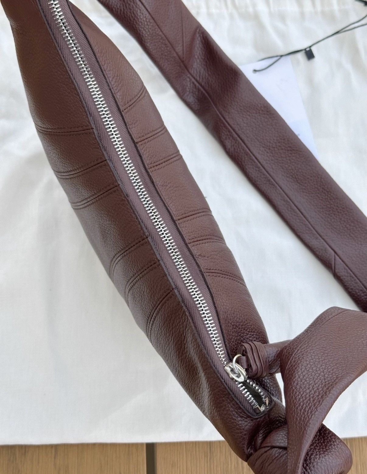 Lemaire Lemaire Croissant Bag Pecan Calfskin Size ONE SIZE - 4 Thumbnail