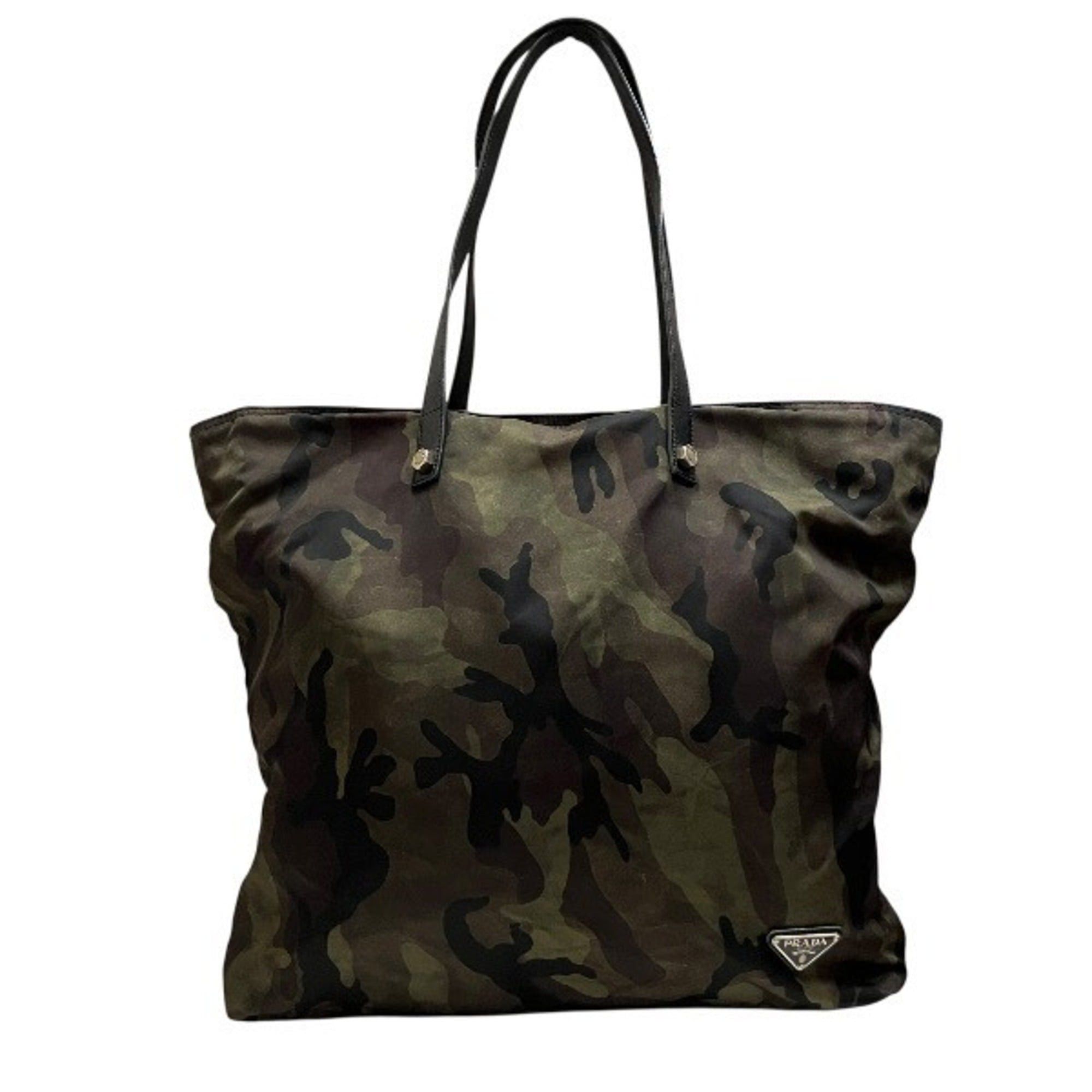 Prada Prada VA0883 Nylon Camouflage Handbag Tote Bag Shoulder for Men and Women Size ONE SIZE - 1 Thumbnail