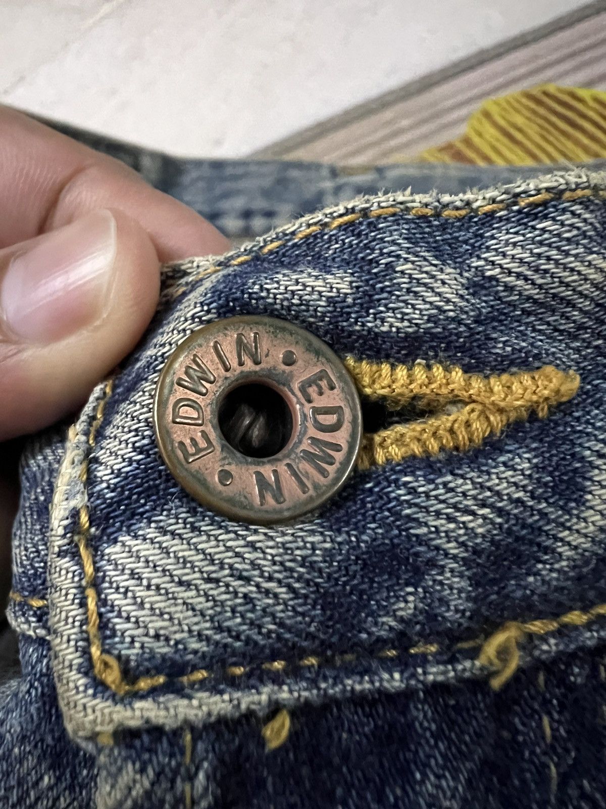Edwin × If Six Was Nine × Japanese Brand VINTAGE EDWIN 505x SELVEDGE BAGGY JEANS Size US 31 - 7 Thumbnail