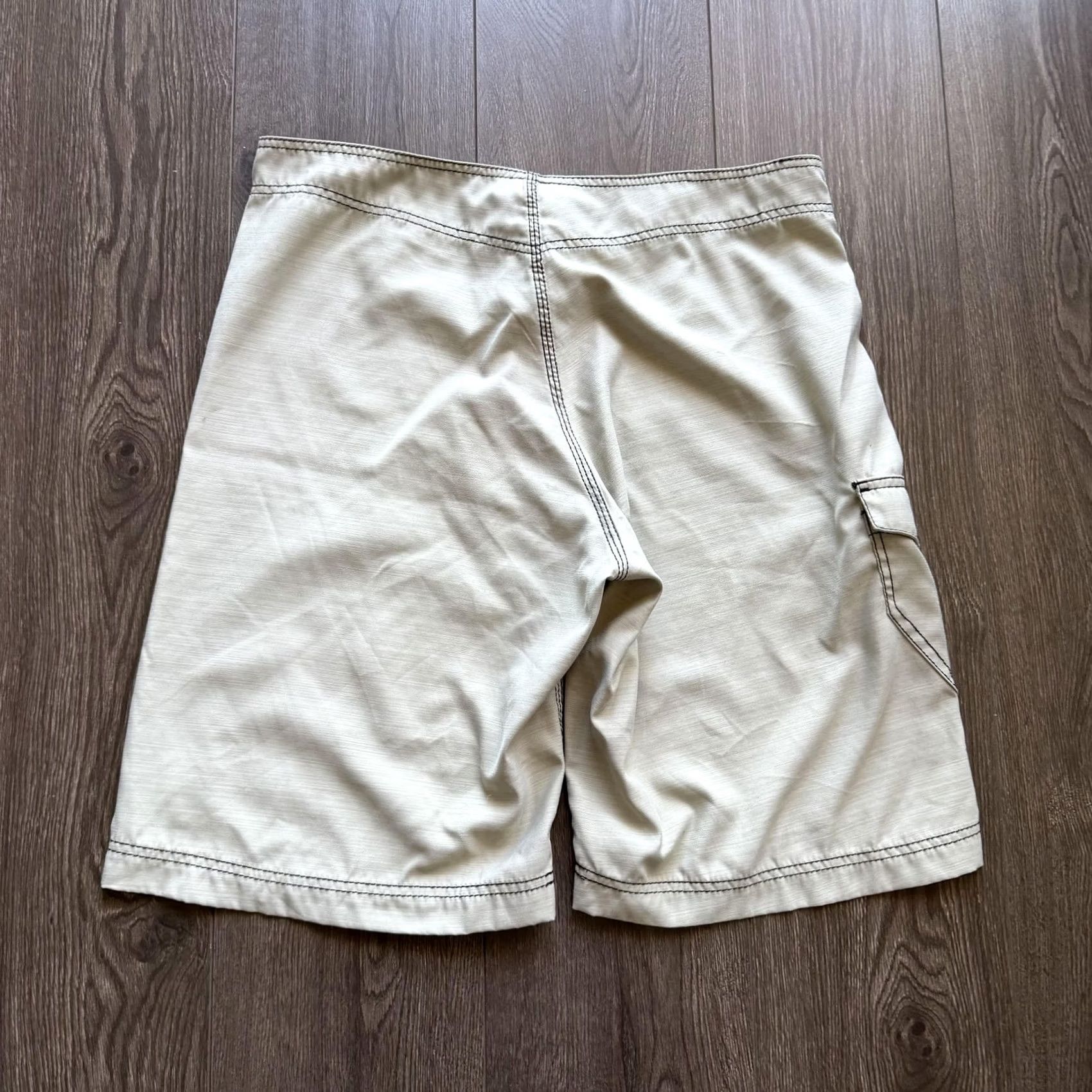Billabong Billabong Board Shorts Mens 36 Beige Cargo Pocket Surf Swim Trunks Y2K Beach Quick Dry Size US 36 / EU 52 - 7 Thumbnail