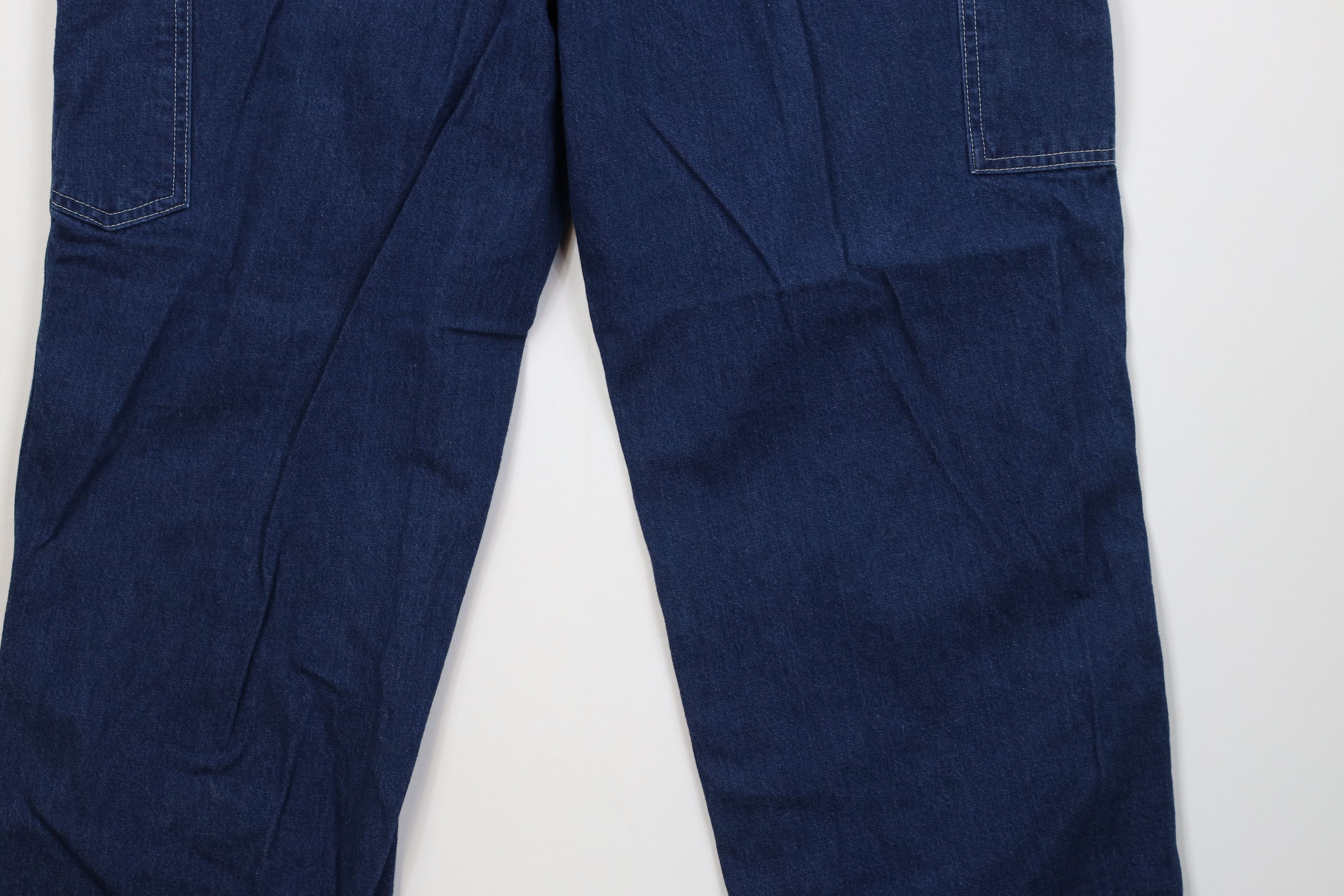 Carhartt Vintage Carhartt Spell Dungaree Wide Leg Denim Jeans Blue Size US 40 / EU 56 - 12 Thumbnail