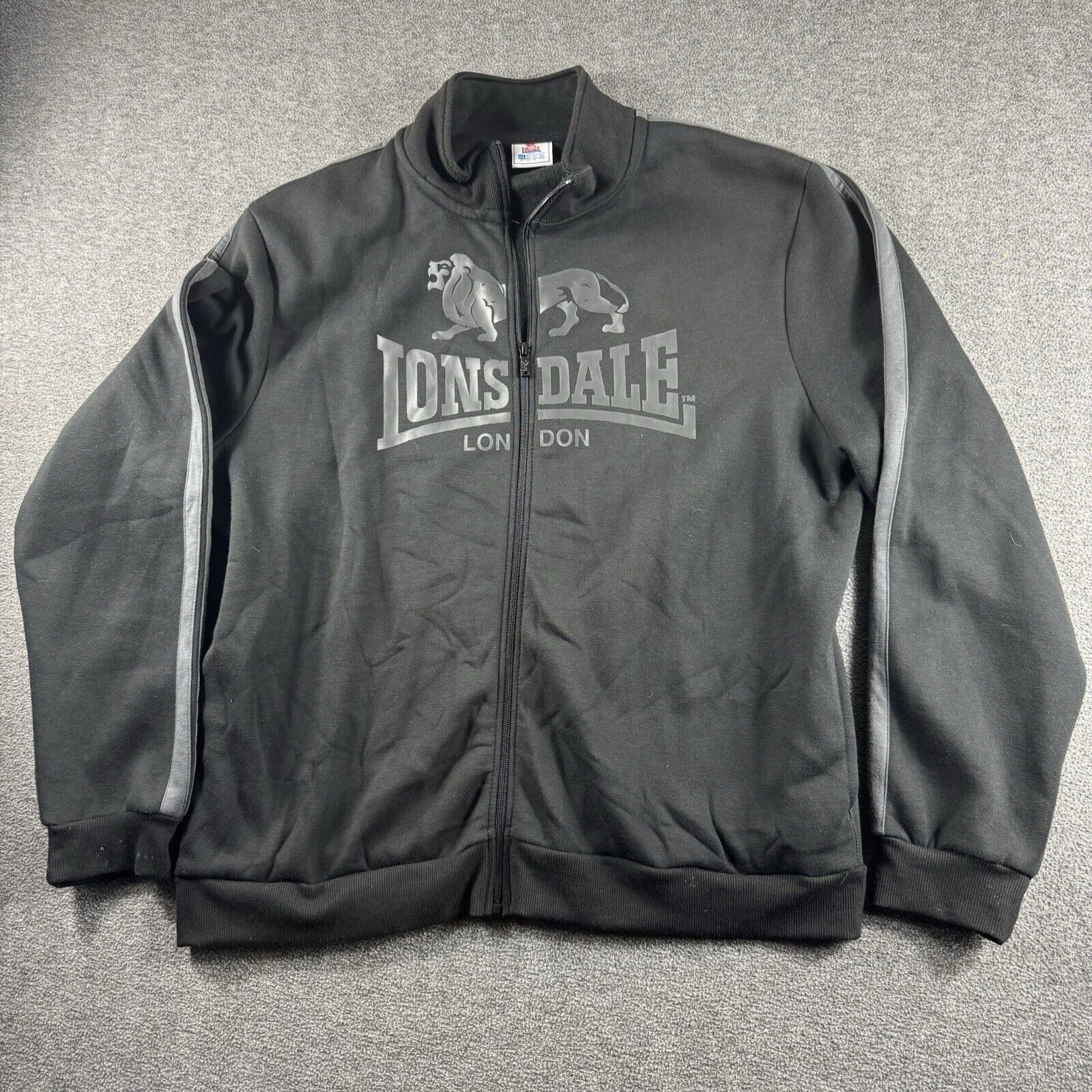 Lonsdale VTG Lonsdale London Sweatshirt Big Logo Black Men's size 3XL Size US XXL / EU 58 / 5 - 2 Thumbnail