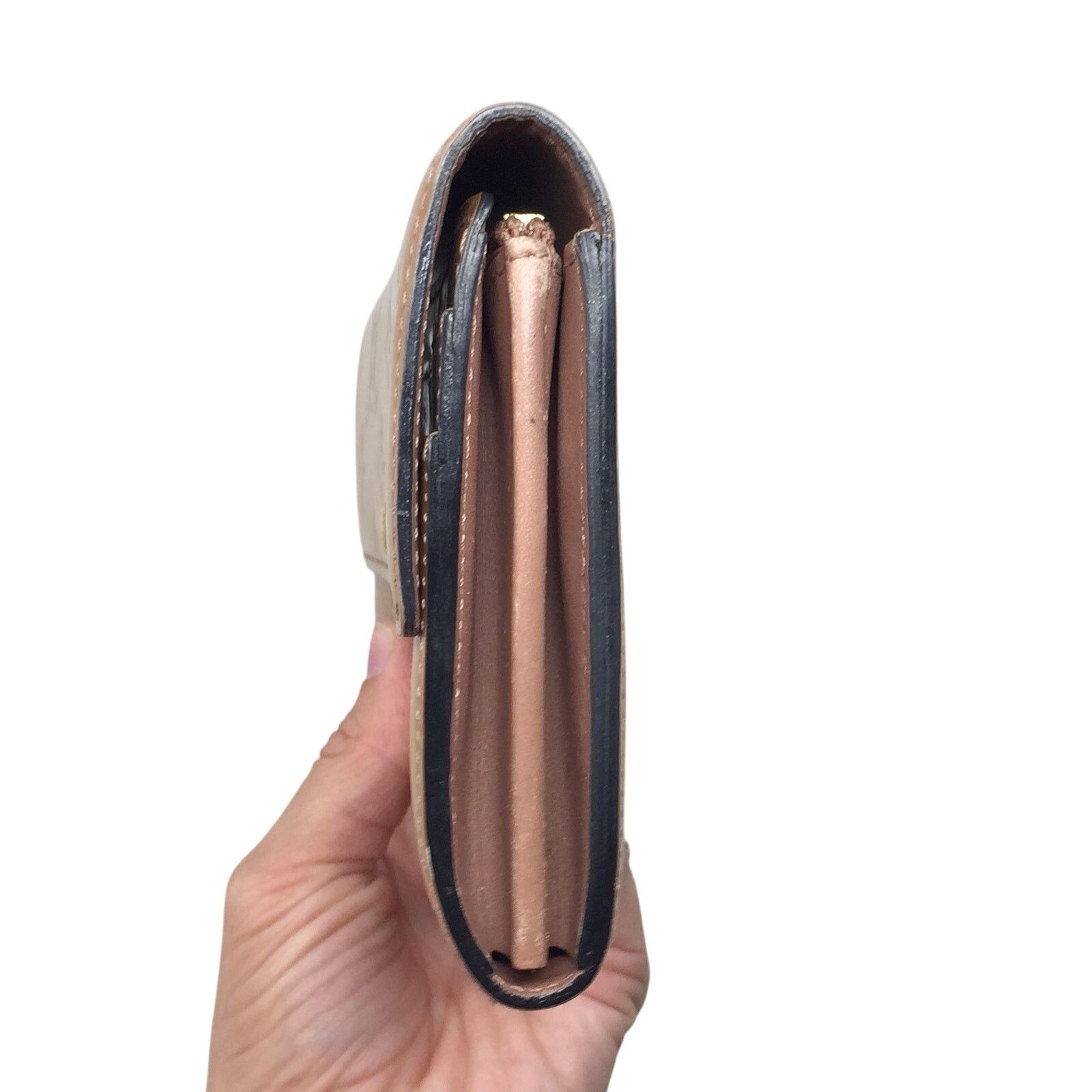 Louis Vuitton Louis Vuitton Vernis Monogram Sarah Long Wallet -Bronze Size ONE SIZE - 7 Thumbnail