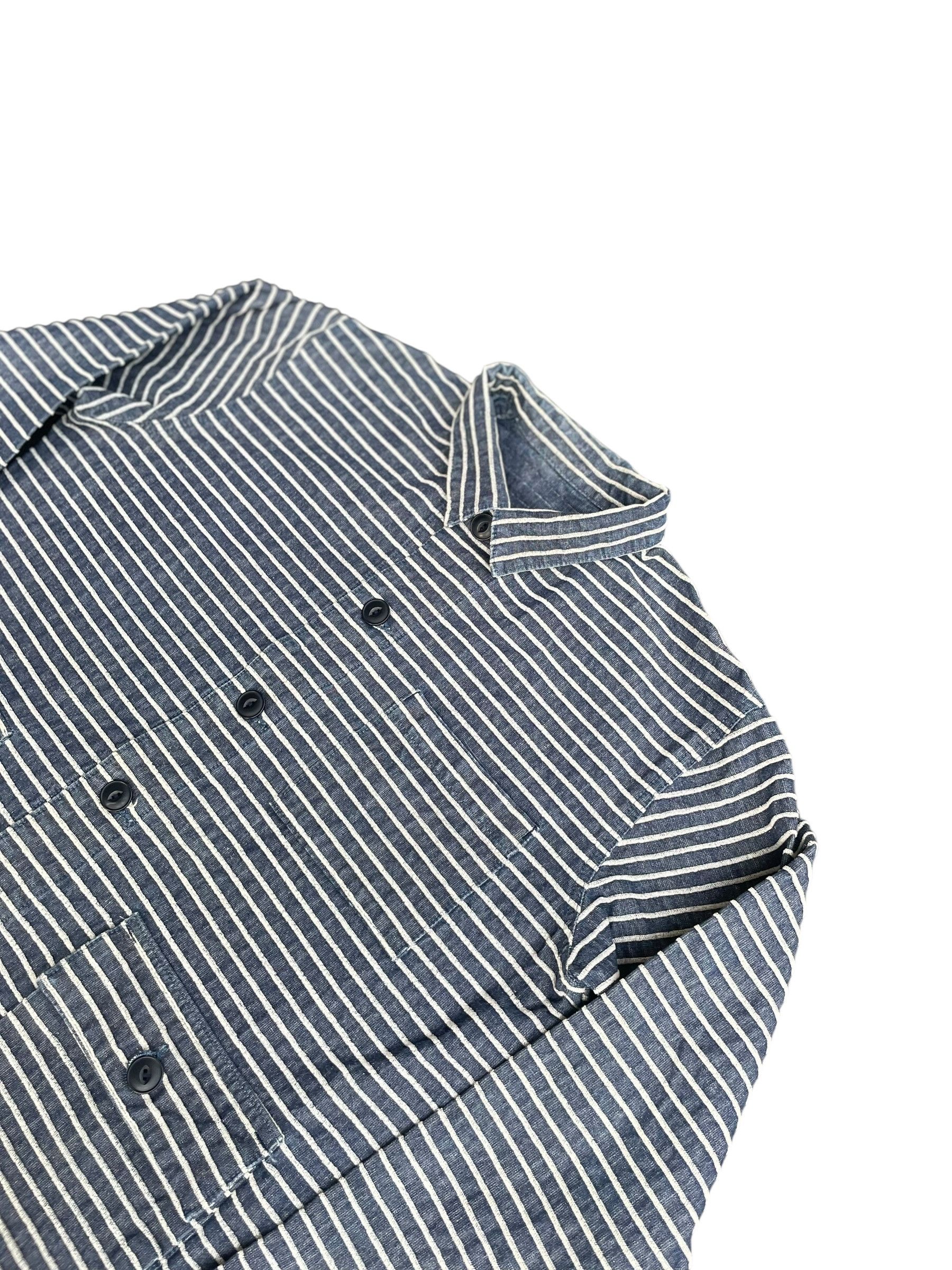 UES Japan UE Embossed Stripe Chore Jacket Size US L / EU 52-54 / 3 - 2 Thumbnail