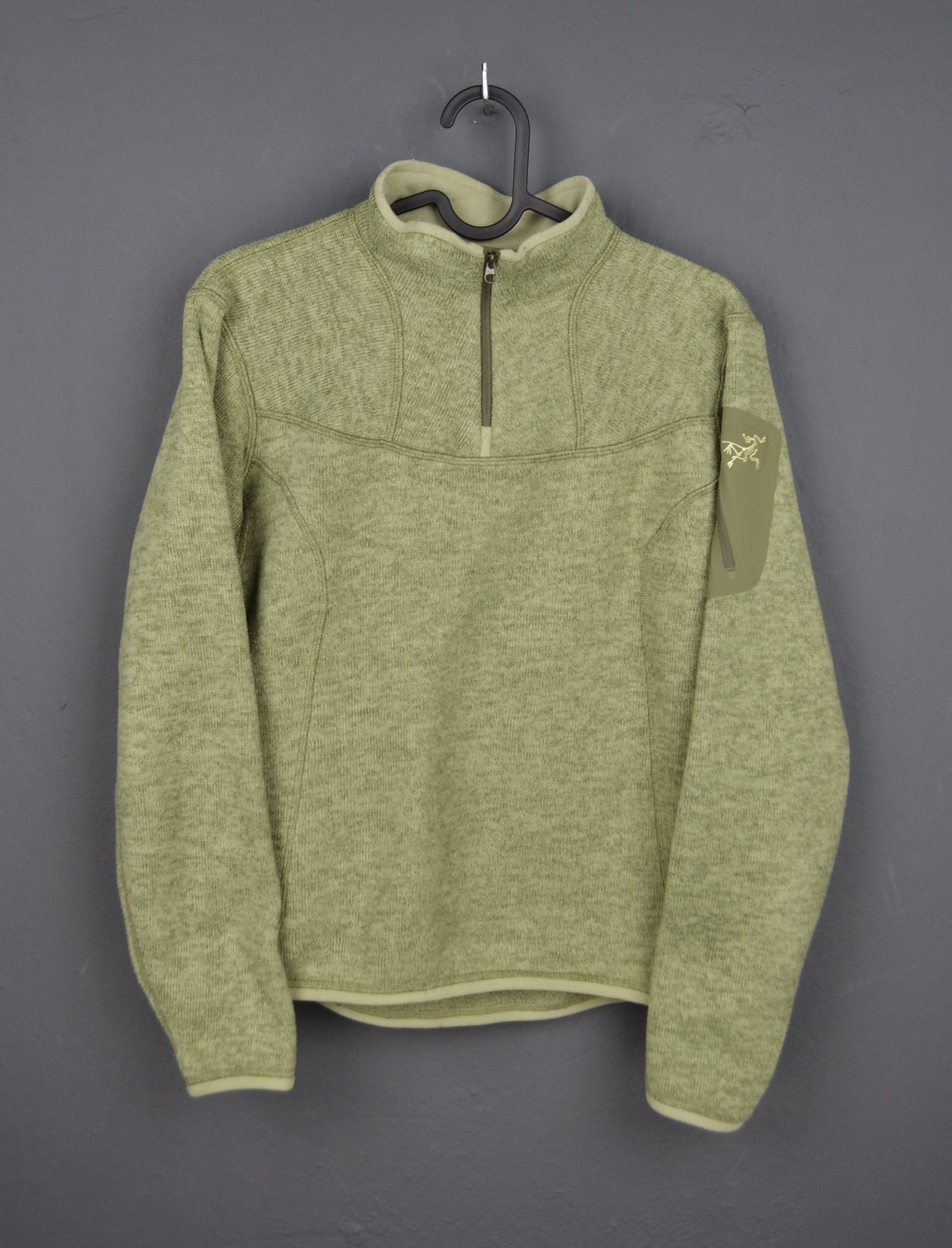 Arc'teryx Arc'teryx S size Women's Green Fleece Jacket Polartec Size S / US 4 / IT 40 - 1 Thumbnail